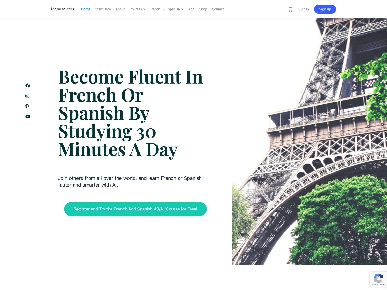 Language Atlas: Master French and Spanish with AI