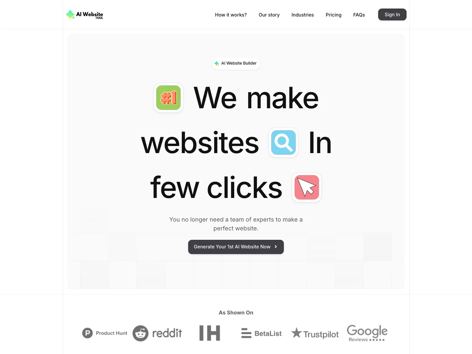 AI Website Tool: Build Websites Effortlessly