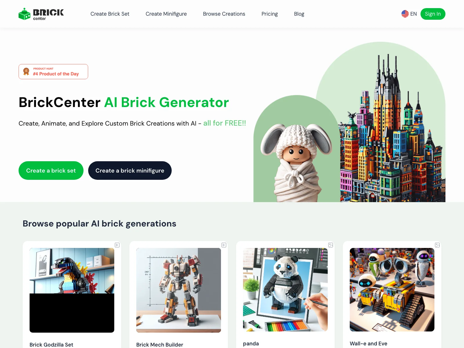 AI Brick Generator: Unleash Creativity with Custom Brick Sets and Minifigures