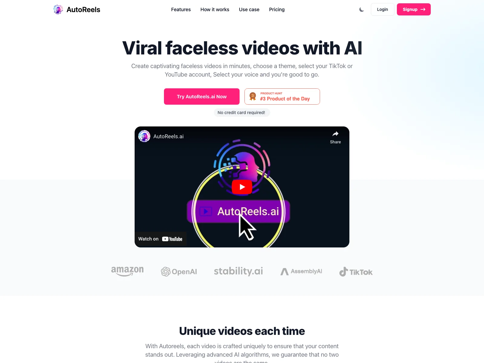 AutoReels: Transform Your Social Media with AI Faceless Videos