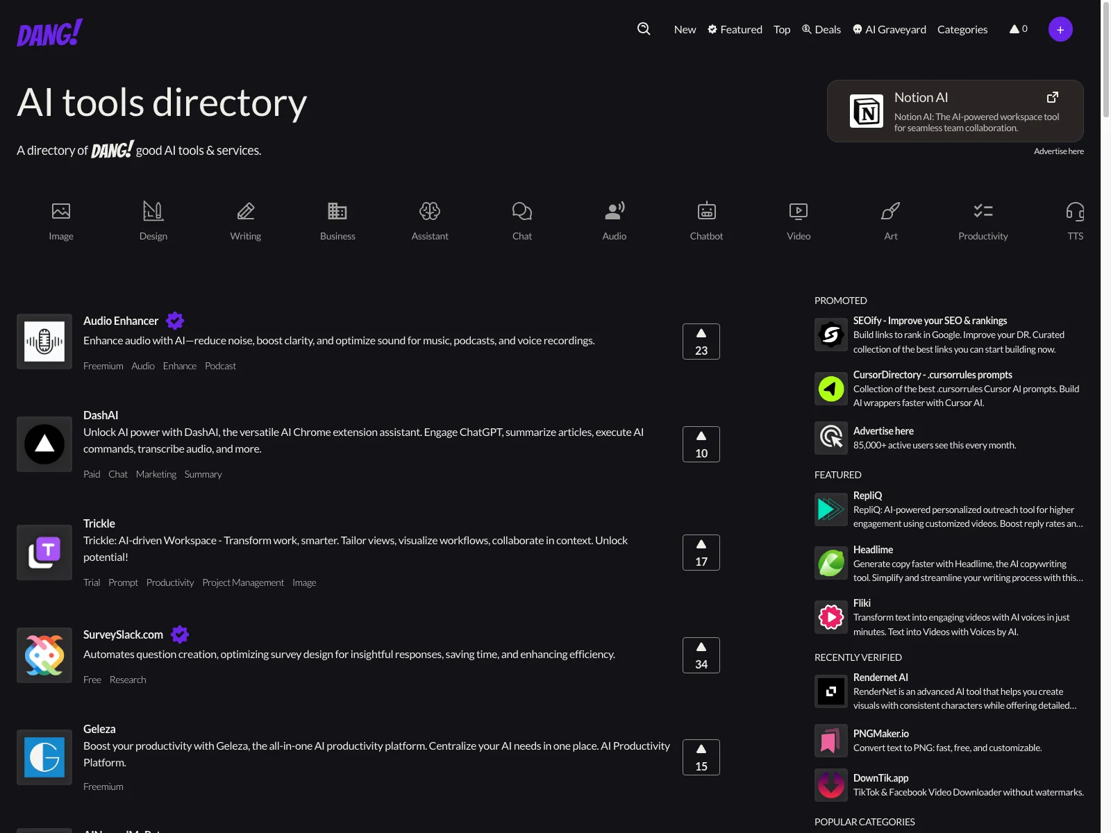 AI Tools Directory | Discover the Best with Dang.ai