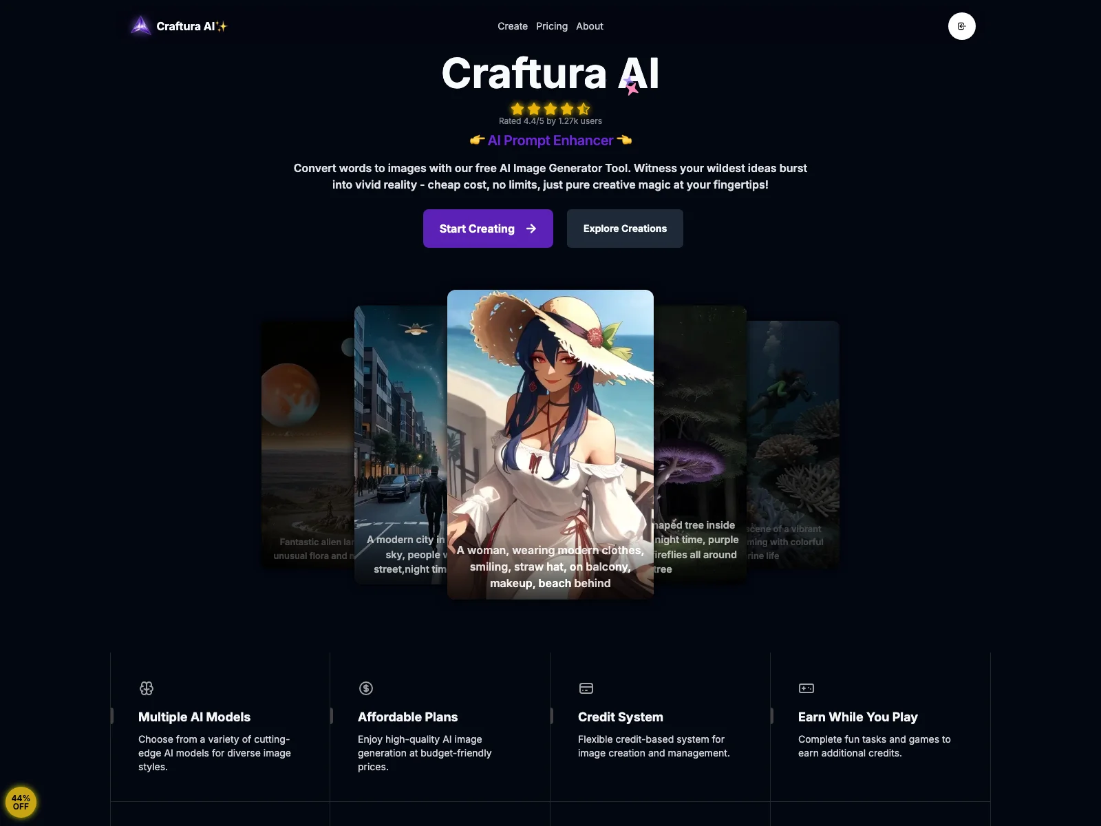 Craftura AI - Unleashing Visual Creativity with Flux Support