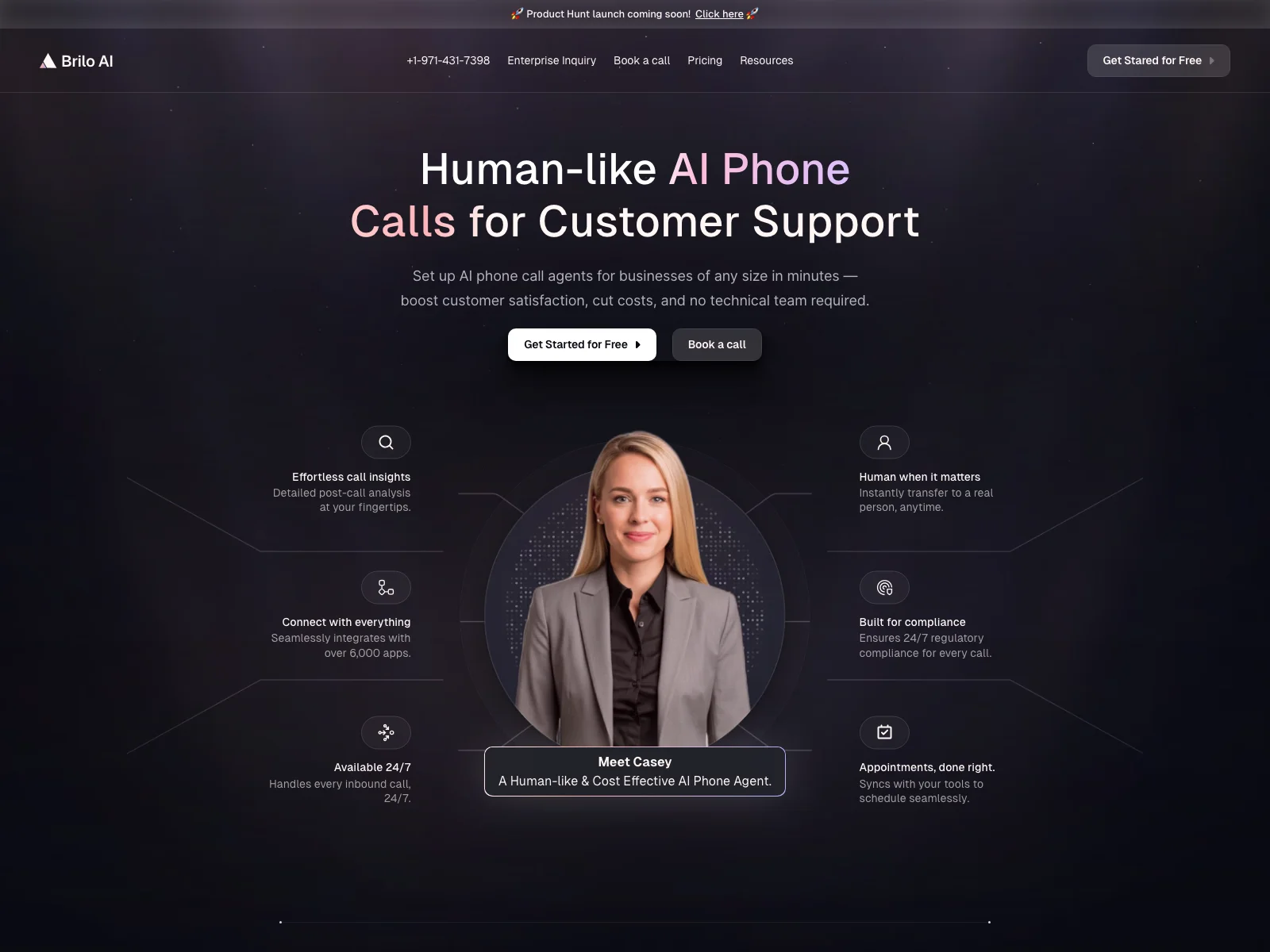 Brilo AI: AI-Powered Phone Calls for Enhanced Customer Support