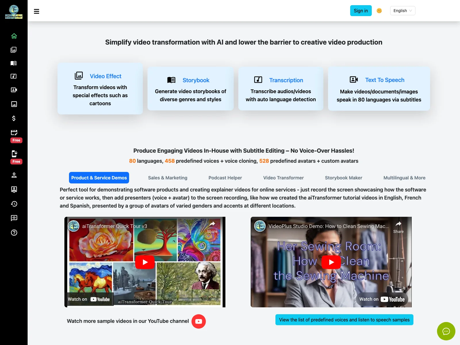 VideoPlus Studio: Transform Videos with AI & 80-Language Voiceovers