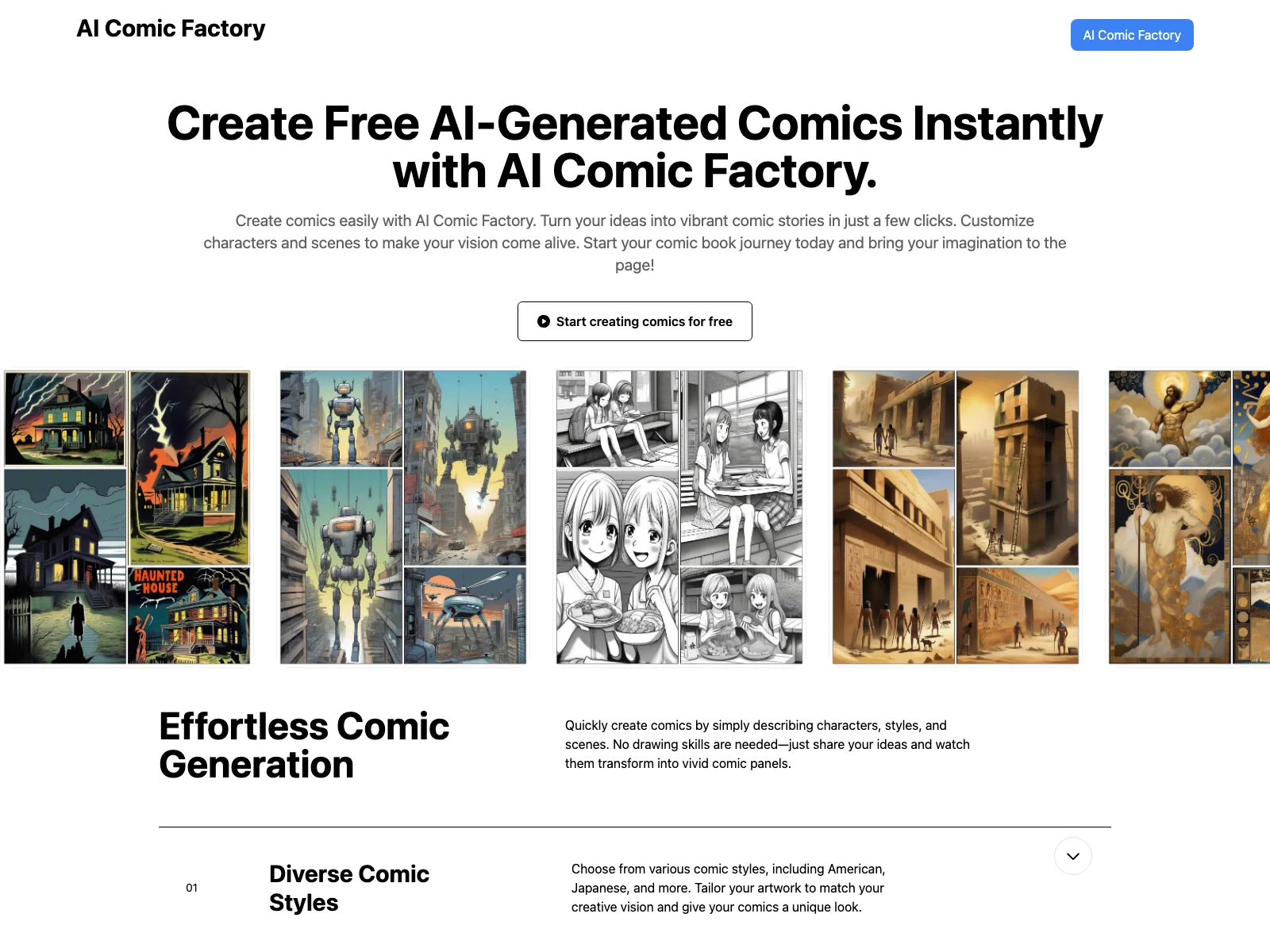 AI Comic Factory: Effortless Comic Generation