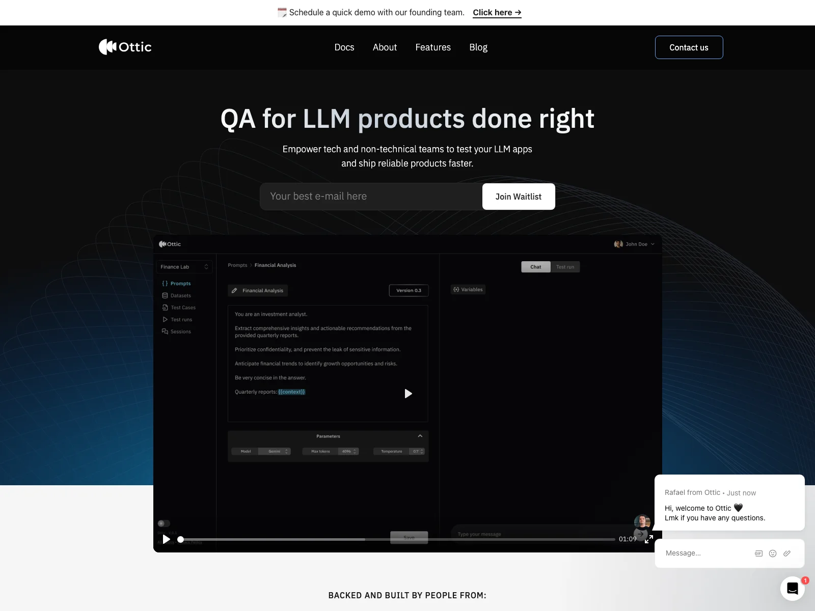 Ottic: Your AI-Powered QA Solution for Faster and Reliable LLM App Development