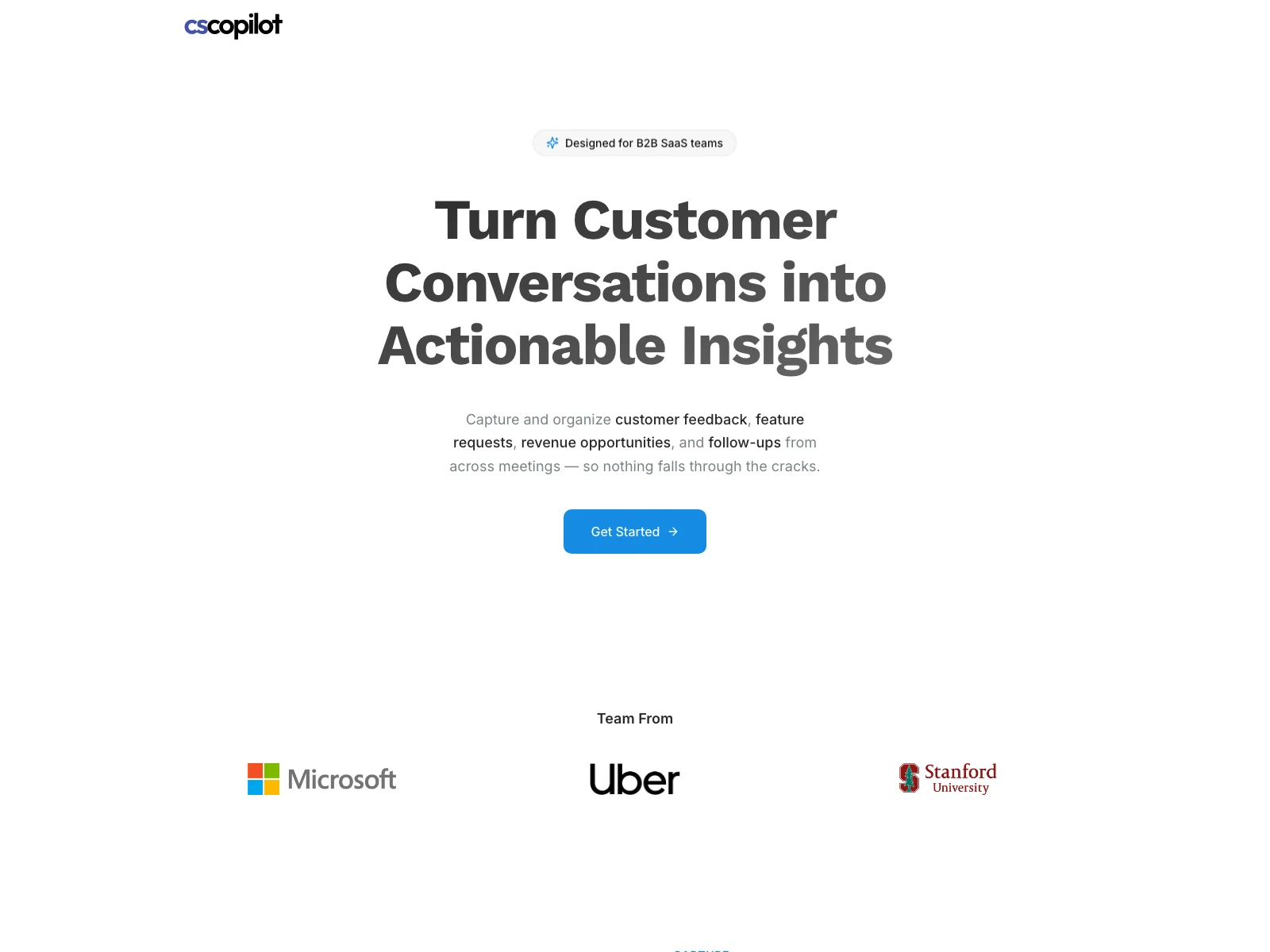 CSCopilot: Revolutionizing B2B SaaS Team Operations with AI