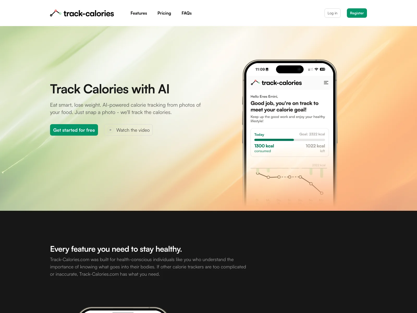 Track-Calories.com: AI-Powered Calorie Tracking for a Healthier You