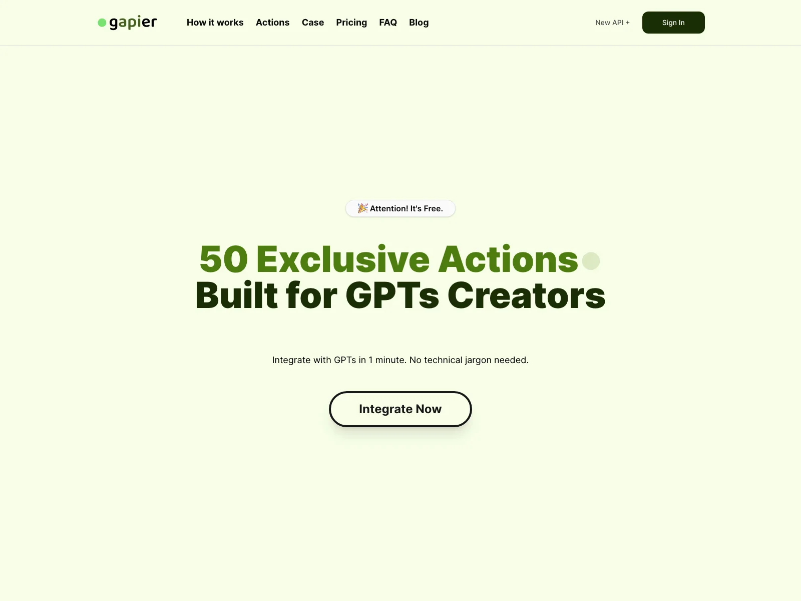 Gapier: Unlock 50 Free APIs for Enhanced GPTs