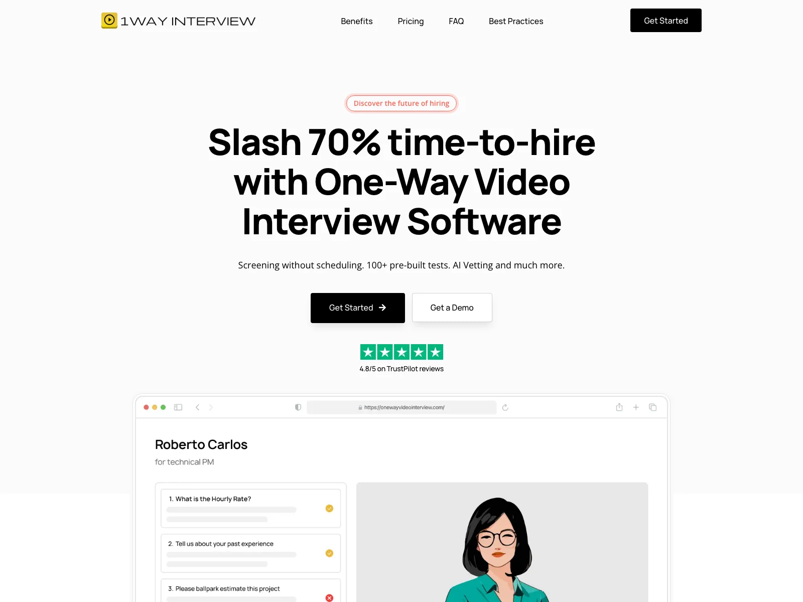 One Way Video Interview Software: Save 70% Hiring Time