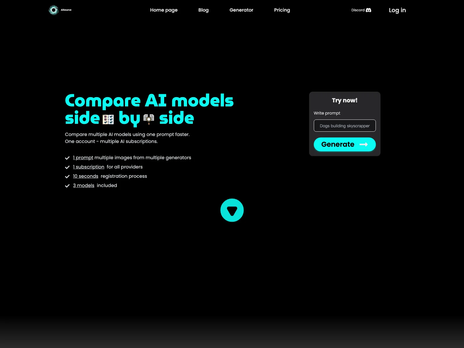 AiSource: Compare Multiple AI Models Seamlessly