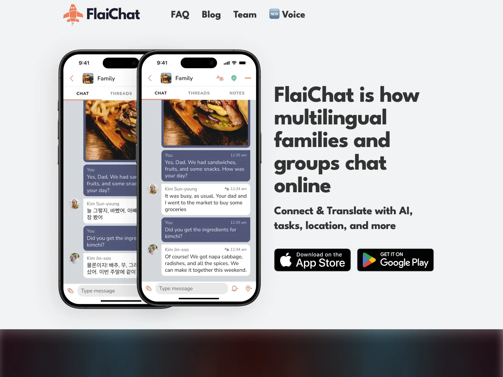 FlaiChat: Bridging Language Gaps for Families and Groups