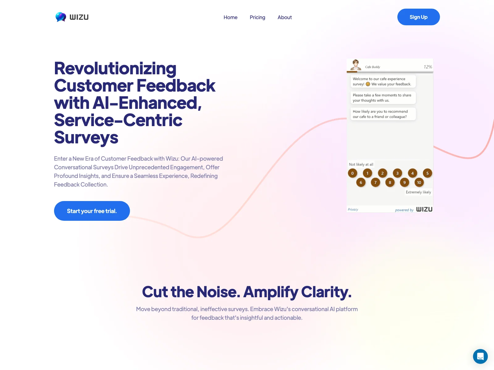 Wizu: AI-Powered Conversational Surveys for Enhanced Customer Feedback