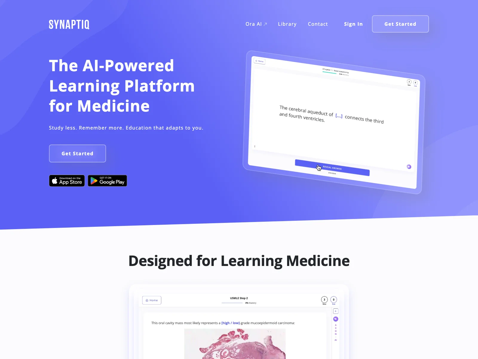 Synaptiq Learning: Empowering Medical Education with AI