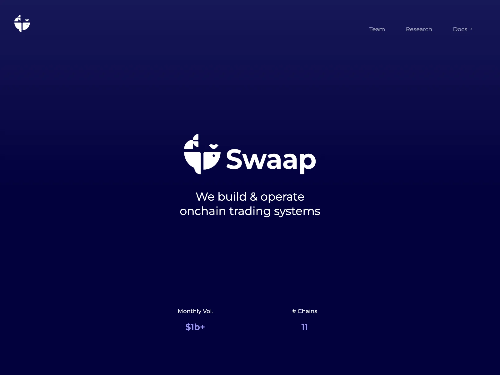 Swaap: Empowering Onchain Trading with High Volume