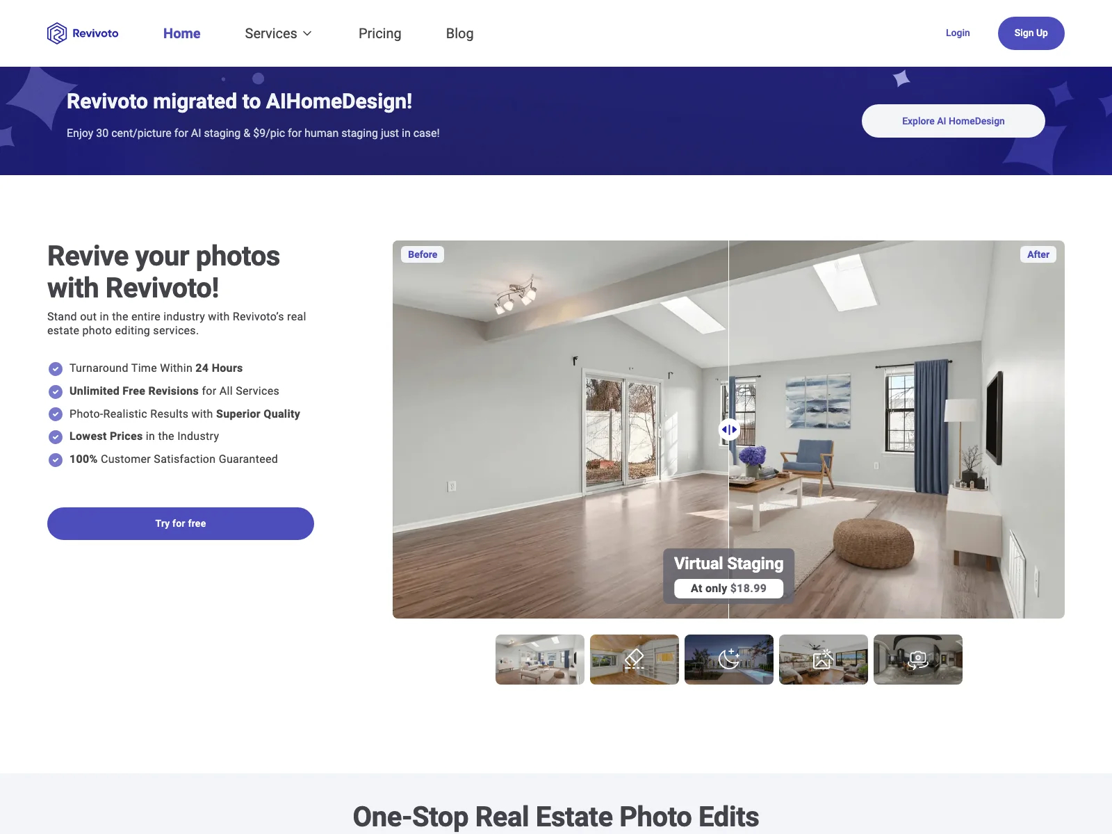 Revivoto: Transform Your Real Estate Photos