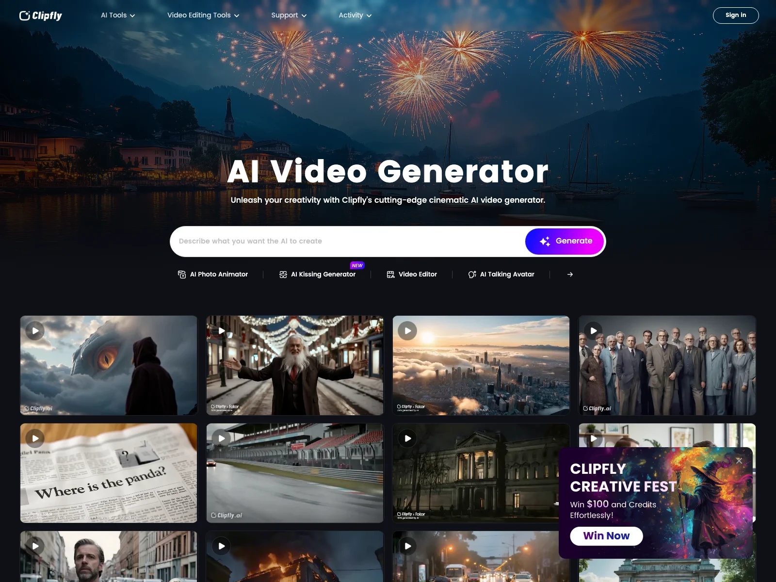 Clipfly AI Video Generator: Effortlessly Create Stunning Videos with AI