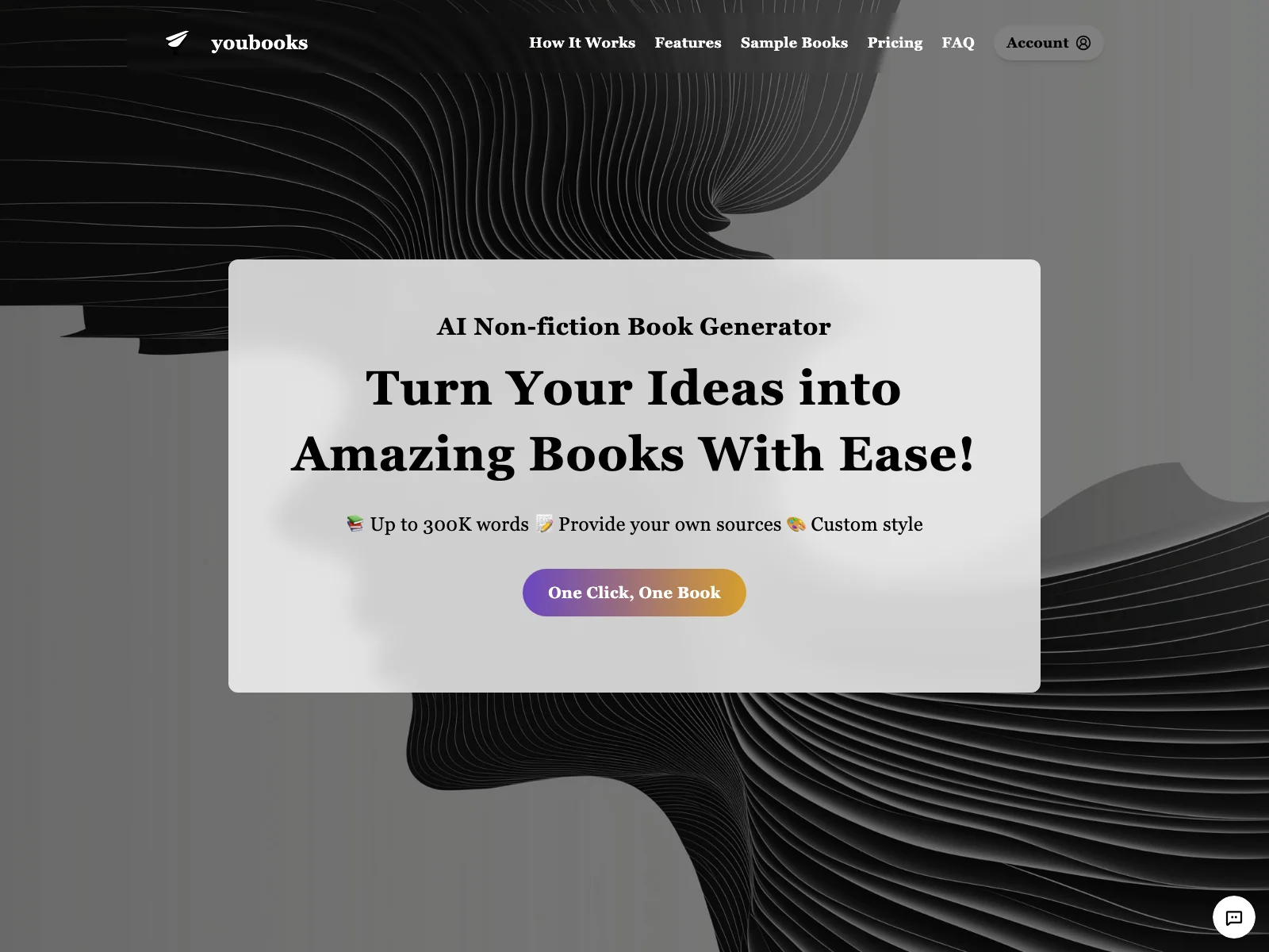 AI Non-fiction Book Generator that Actually Works | Youbooks