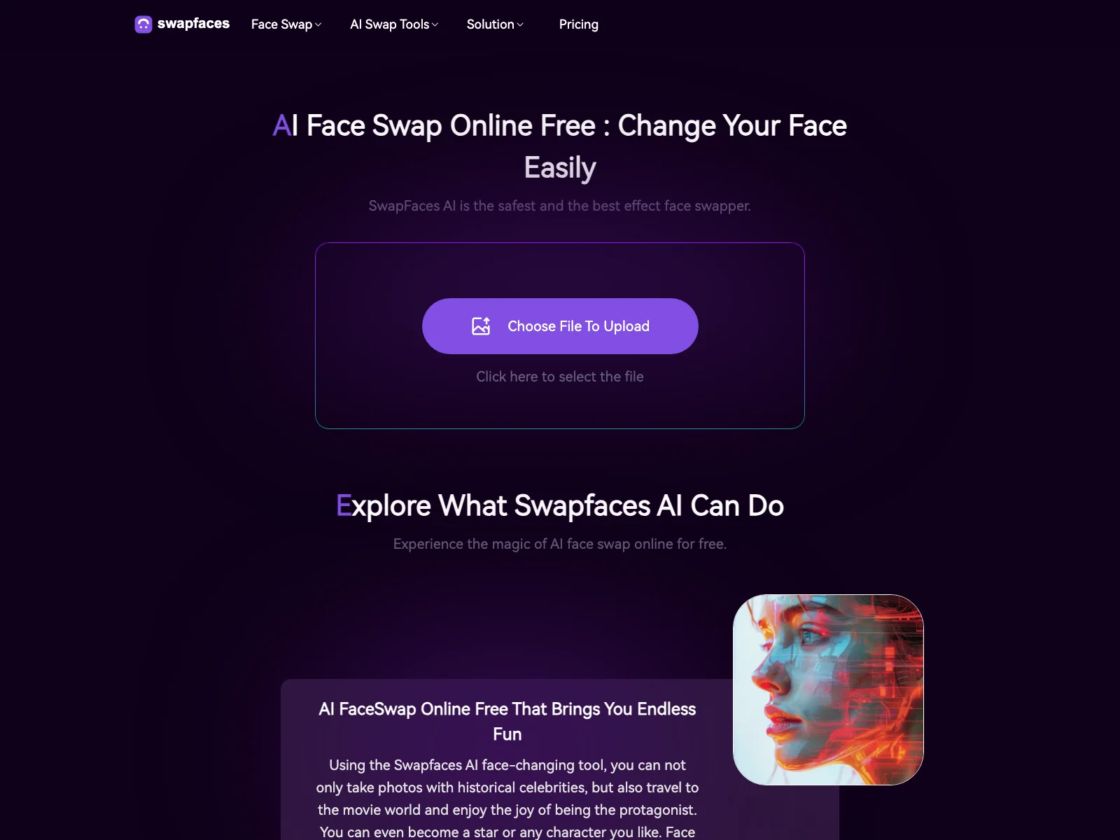 AI Face Swap Online Free: Transform Photos & Videos with SwapFaces AI