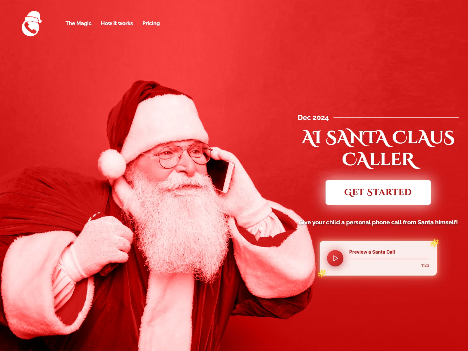 Santa Claus is Calling: Give Your Kids a Magical Christmas with Personal Calls from Santa