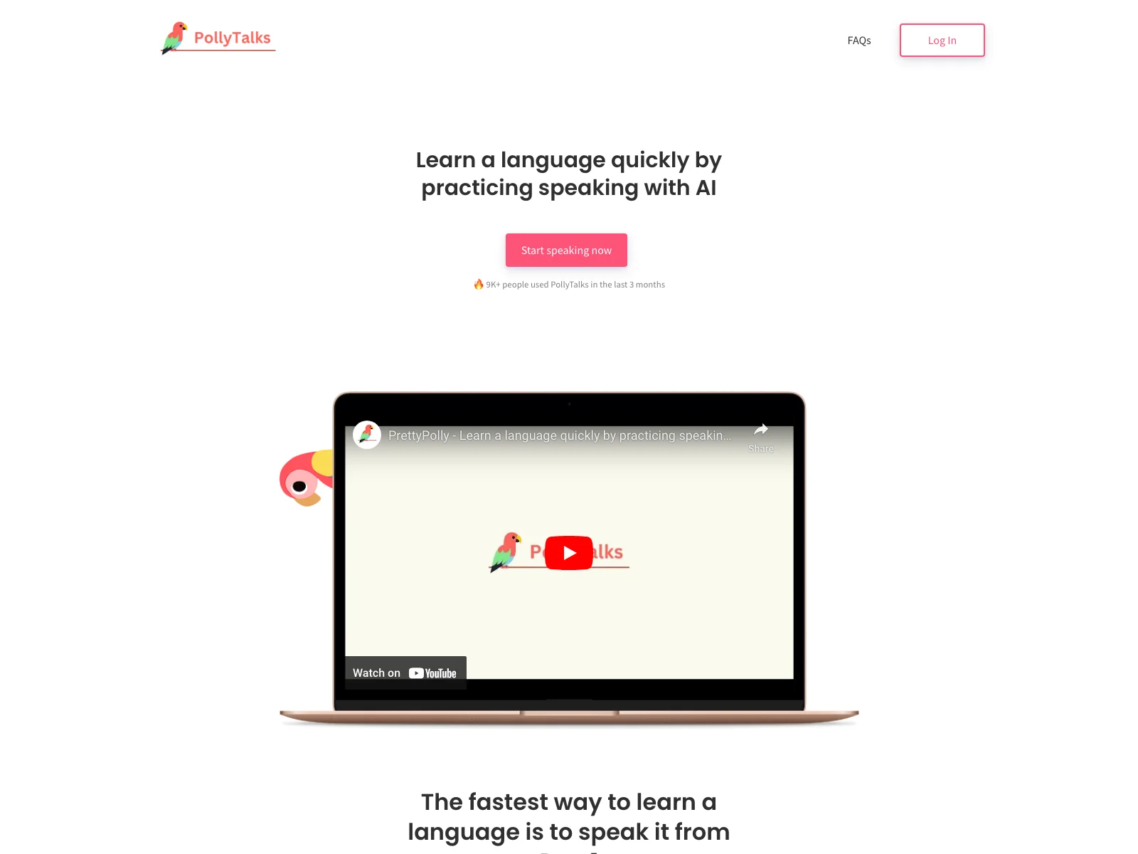 PollyTalks: Master Languages with AI-Powered Speaking Practice