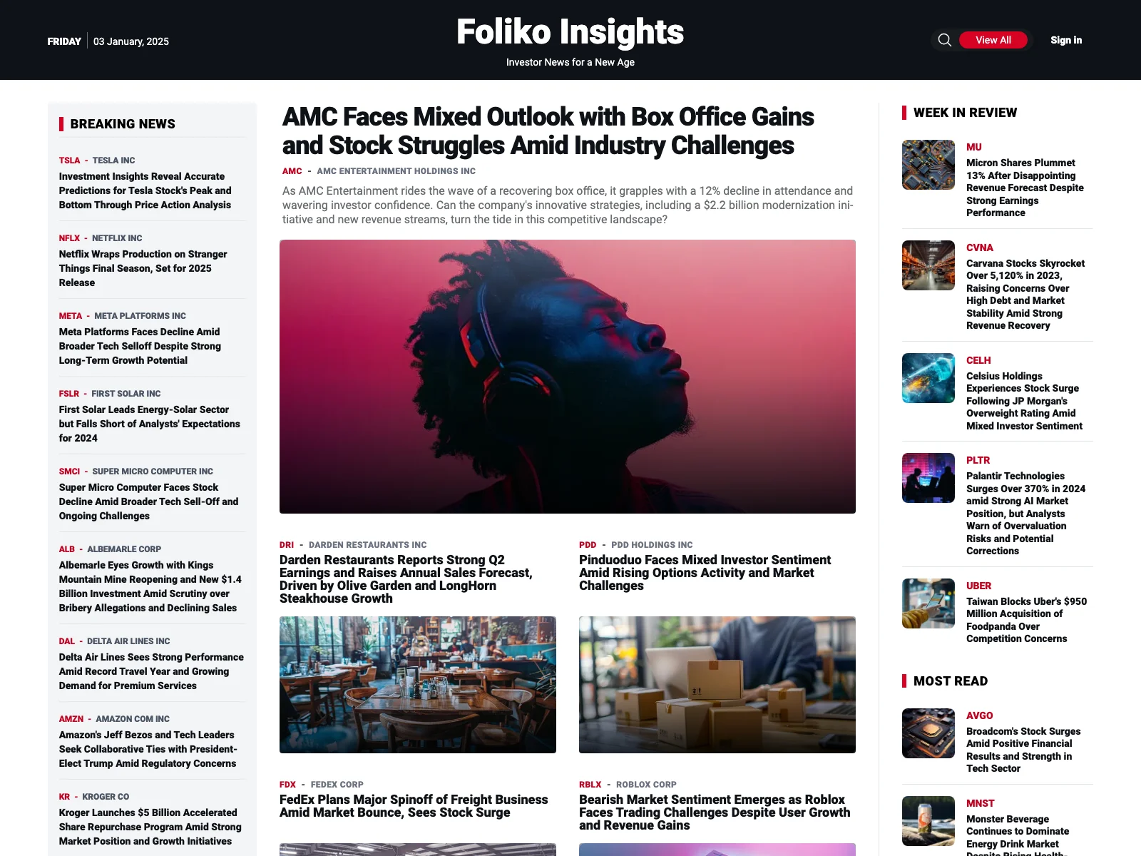 Foliko Insights: AI-Powered Insights for Smart Investing