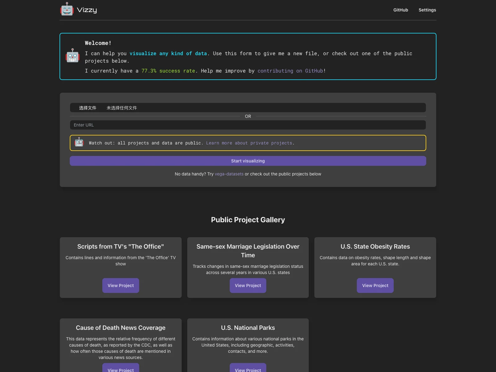 Vizzy: AI-Powered Data Visualization for Quick Insights