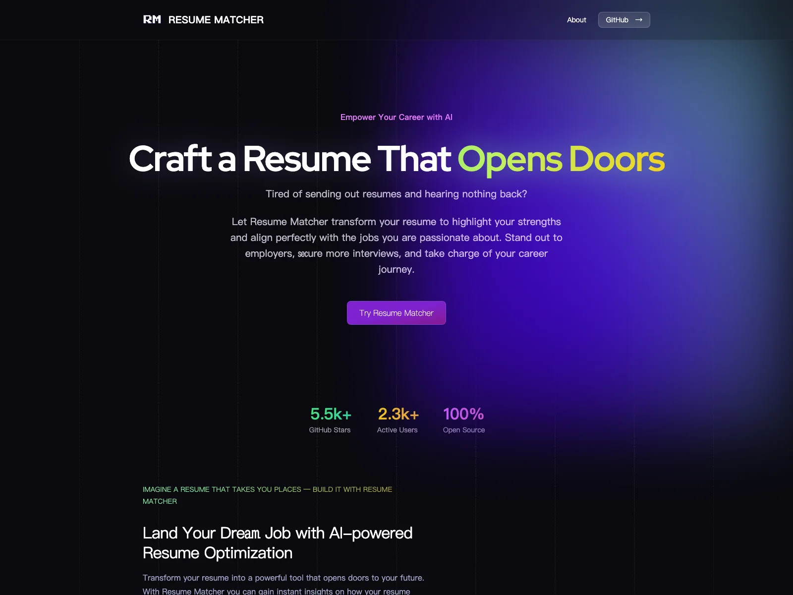 Resume Matcher: The Free Open Source ATS Tool for Perfect Resume-Job Description Matching