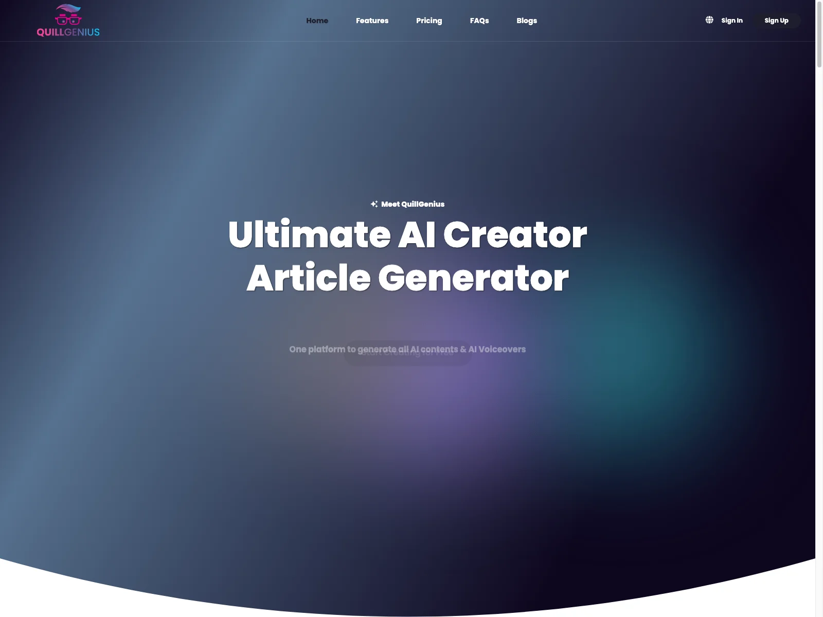 QuillGenius: The Ultimate AI for Content Creation & Optimization