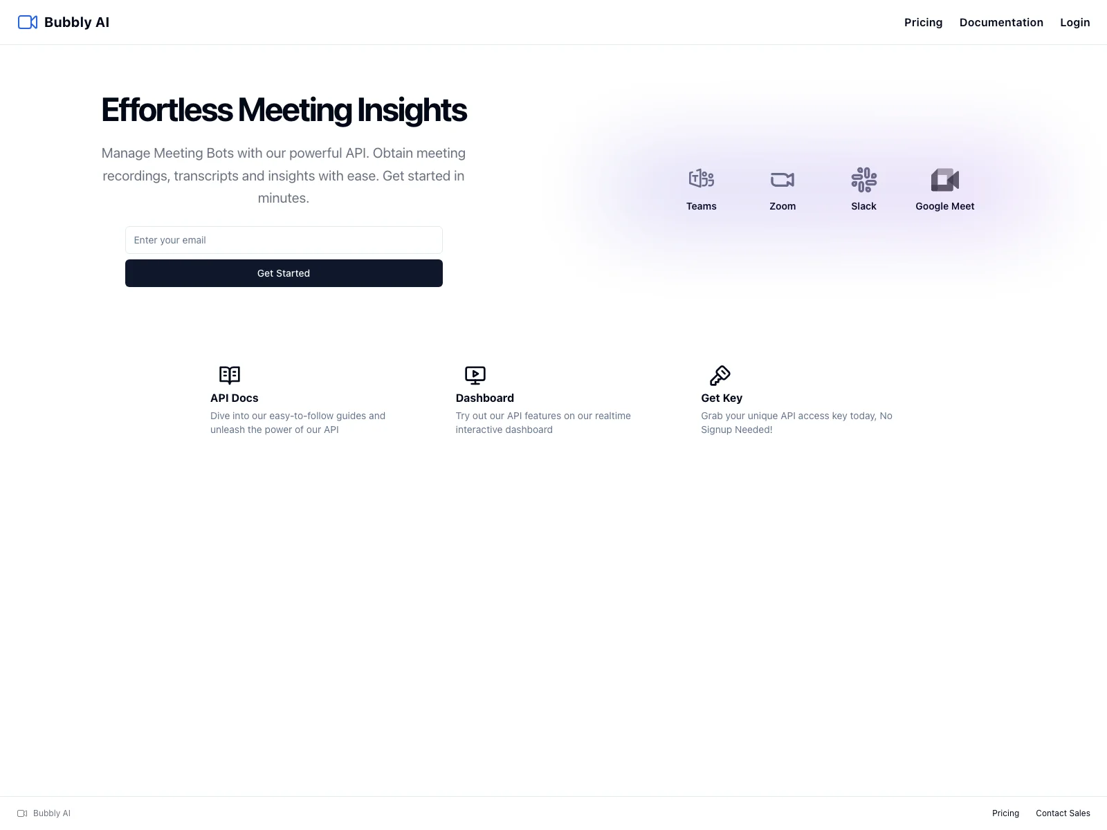 Bubbly Meeting Api: Streamline Your Meetings with Insights