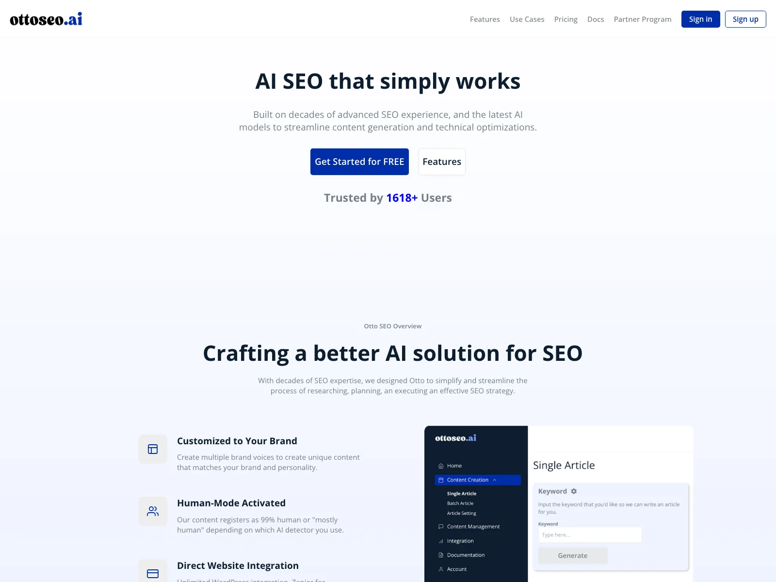 Otto SEO: Streamlining SEO with Advanced AI