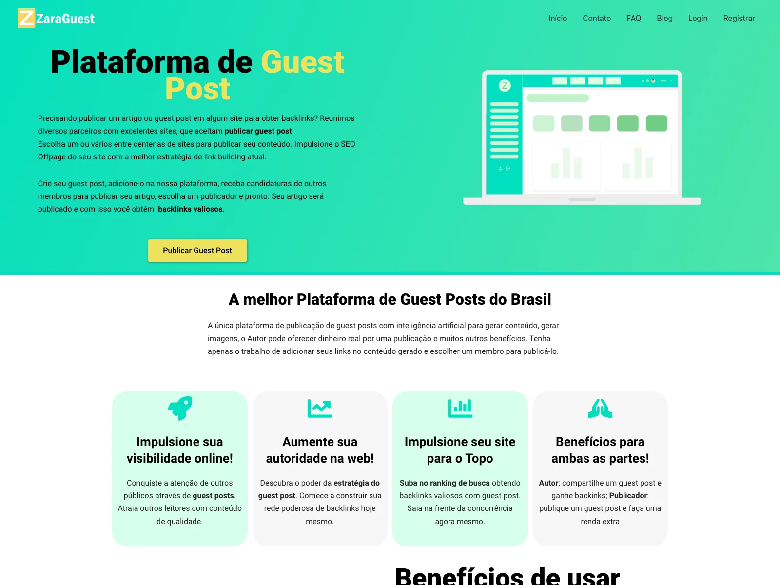 ZaraGuest: Boost Your SEO with Guest Posting Platform