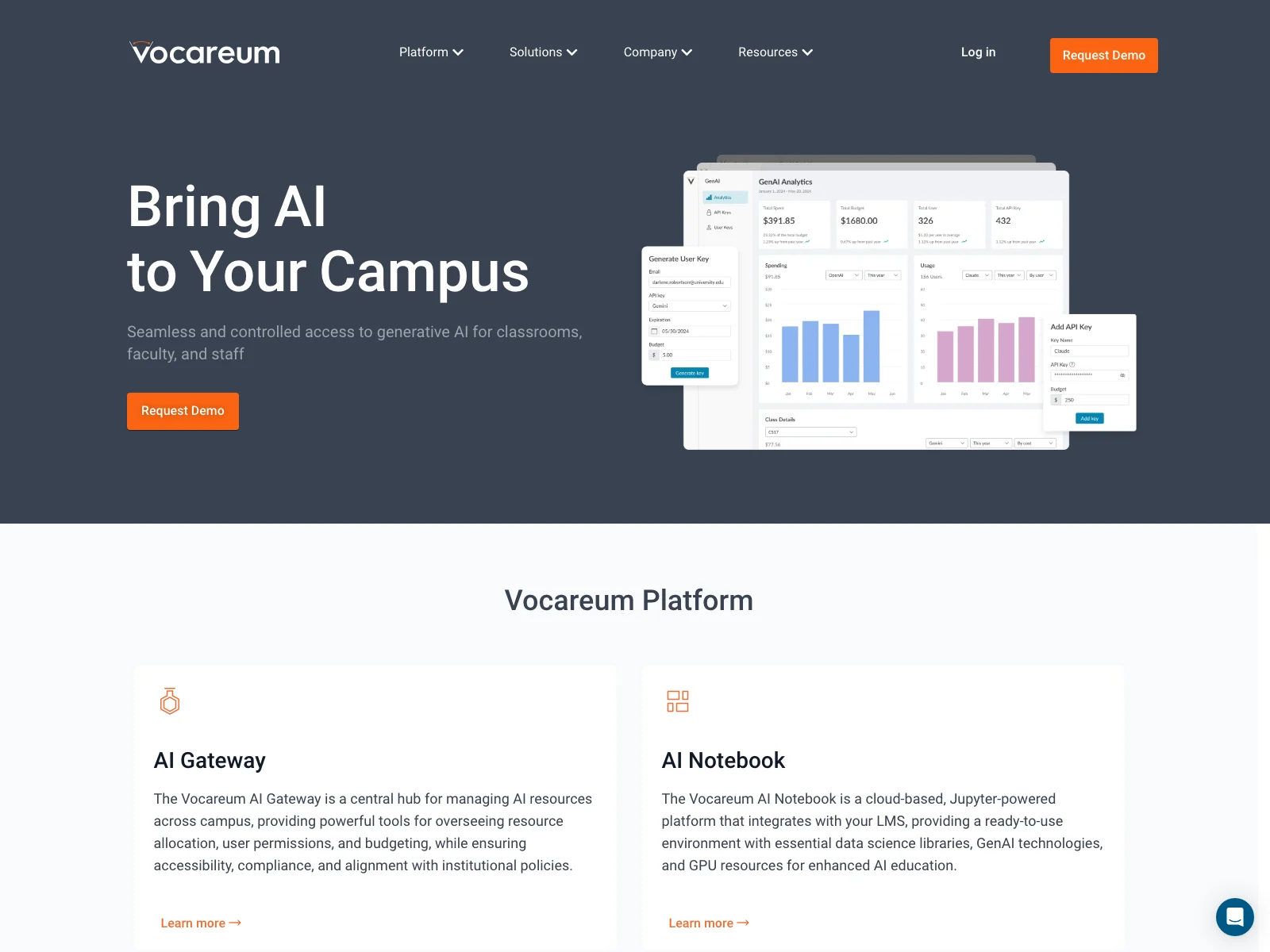 Vocareum: Empowering Educators with AI for Enhanced Teaching and Student Outcomes