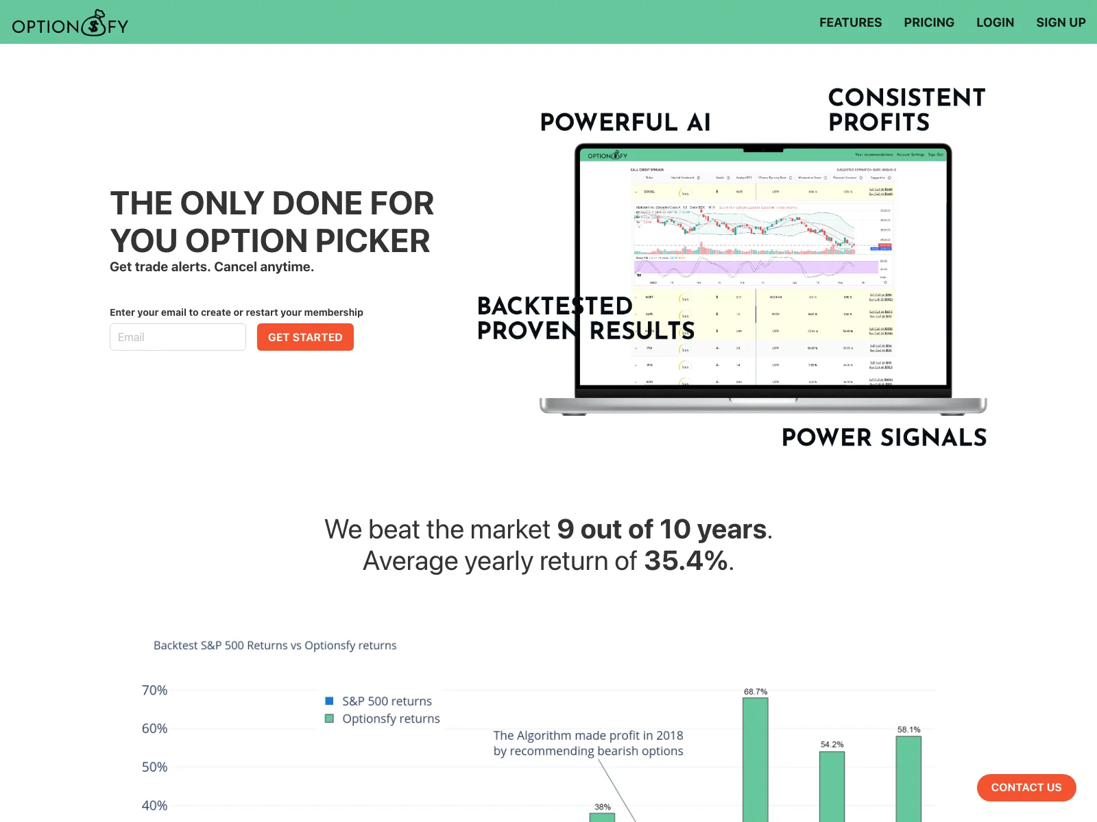 Optionsfy - Simplifying Options Trading with AI