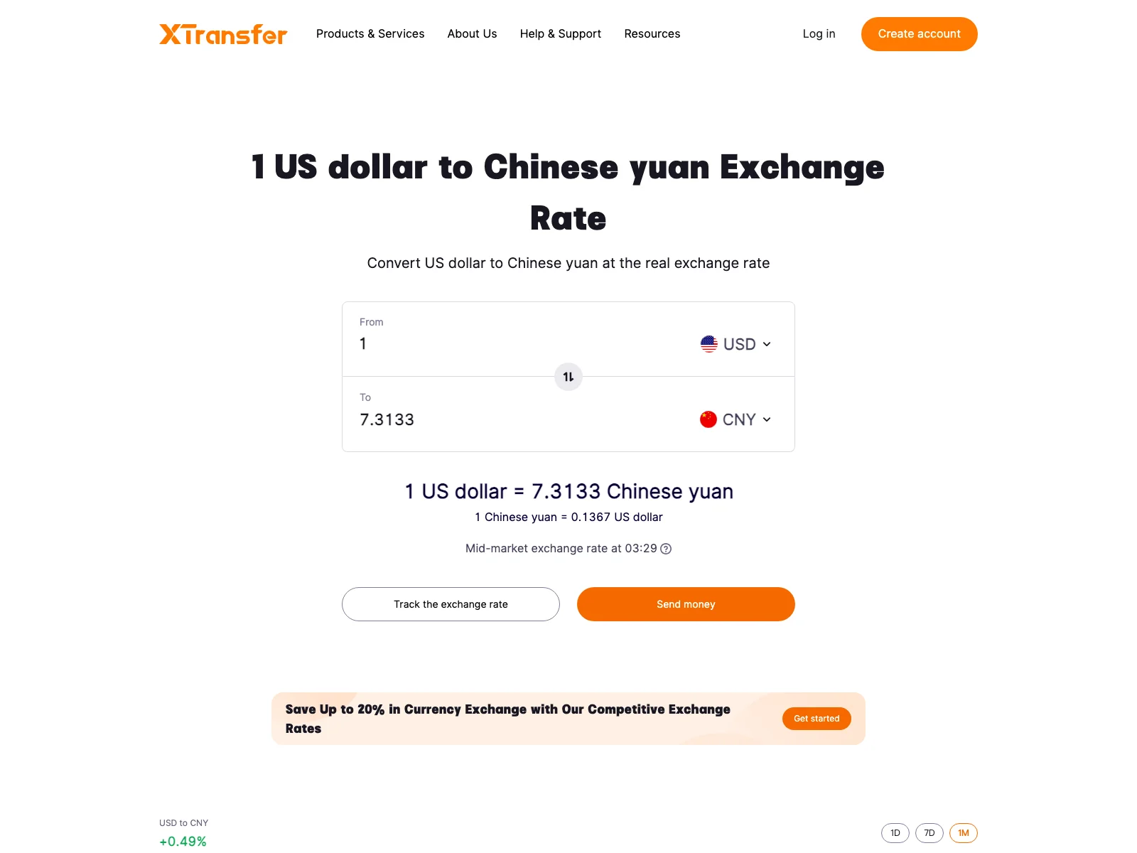 XTransfer: Your Premier Choice for 1 US Dollar to Chinese Yuan Exchange