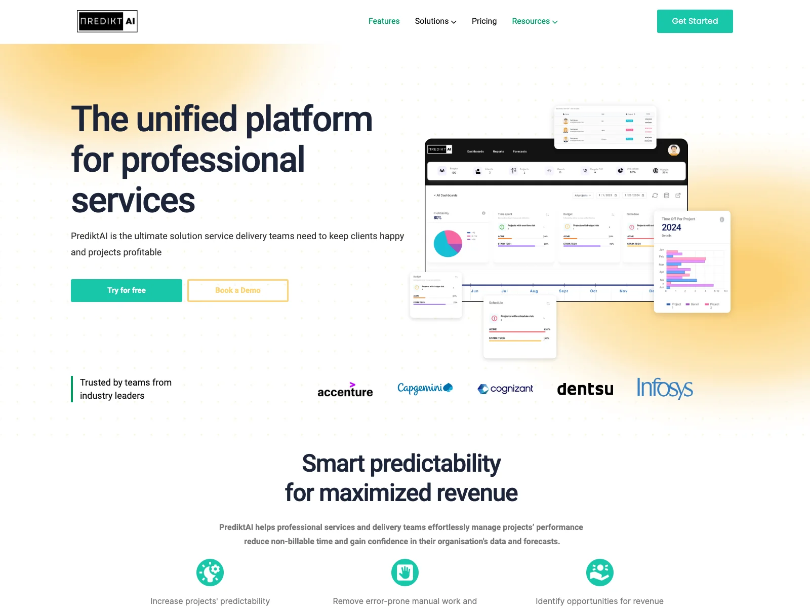 PrediktAI: Boosting Business Performance for Professional Services