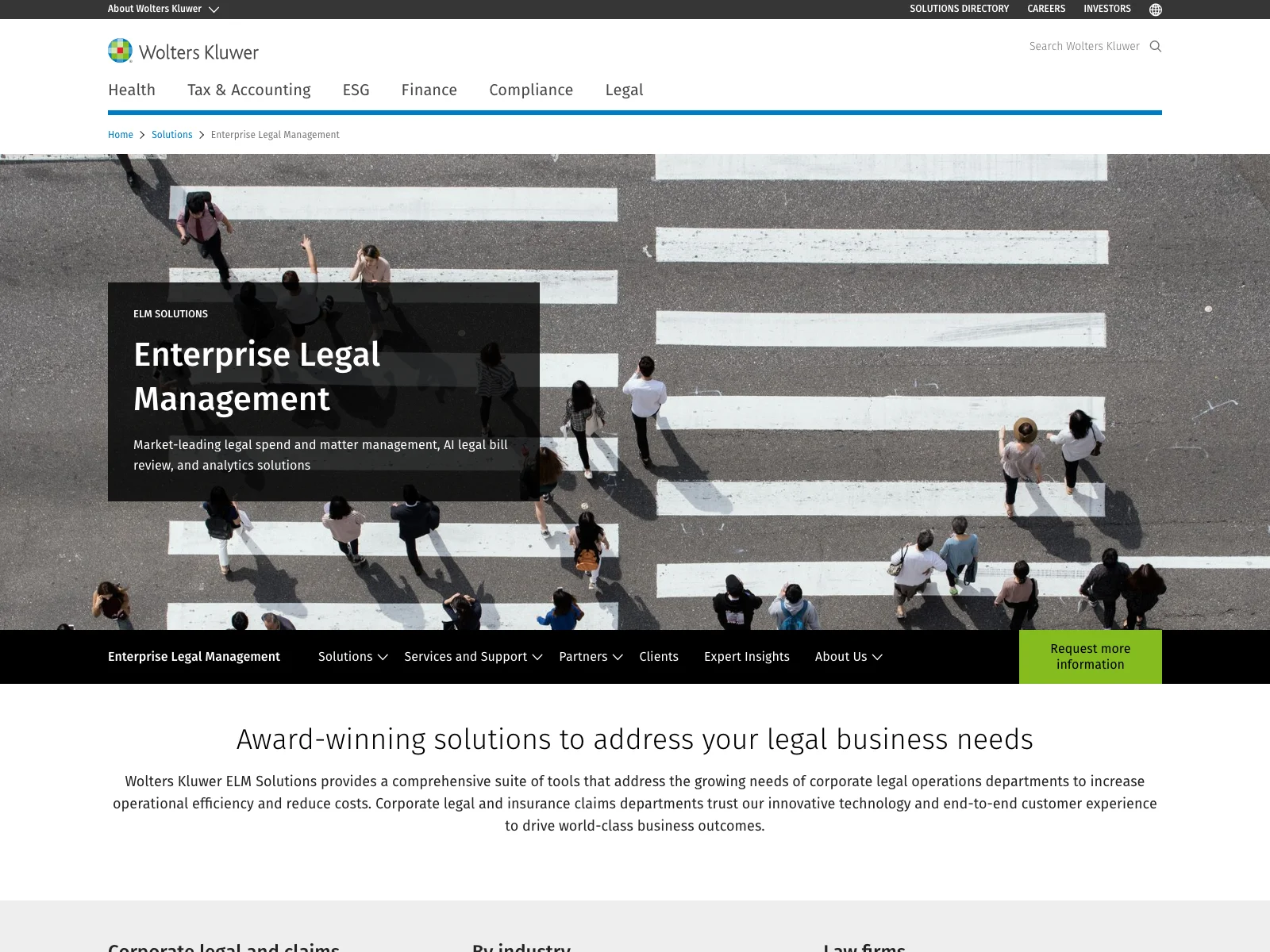 Wolters Kluwer ELM Solutions: Revolutionizing Legal Management