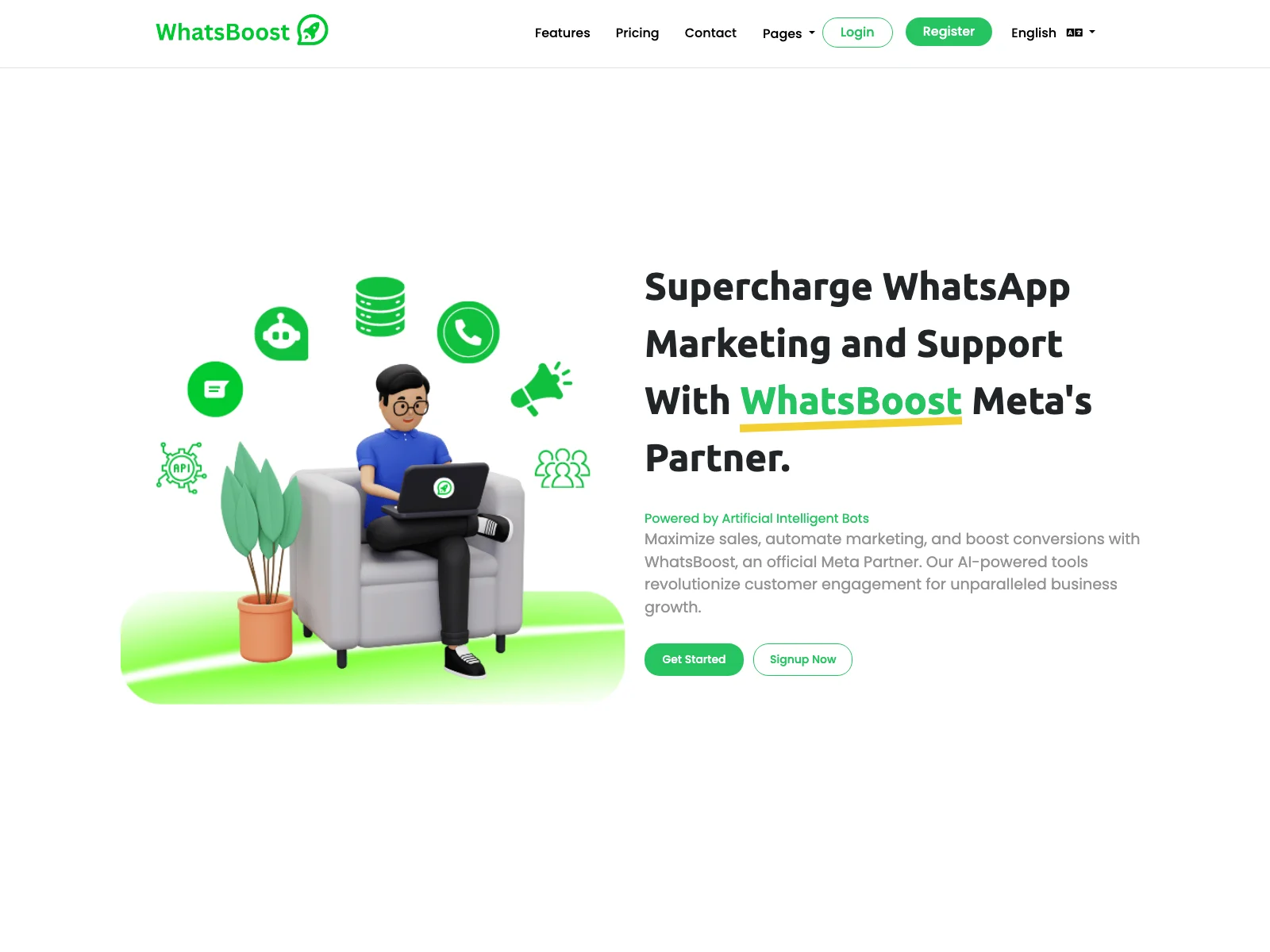 WhatsBoost: Maximize Sales and Boost Conversions with AI-Powered WhatsApp Marketing