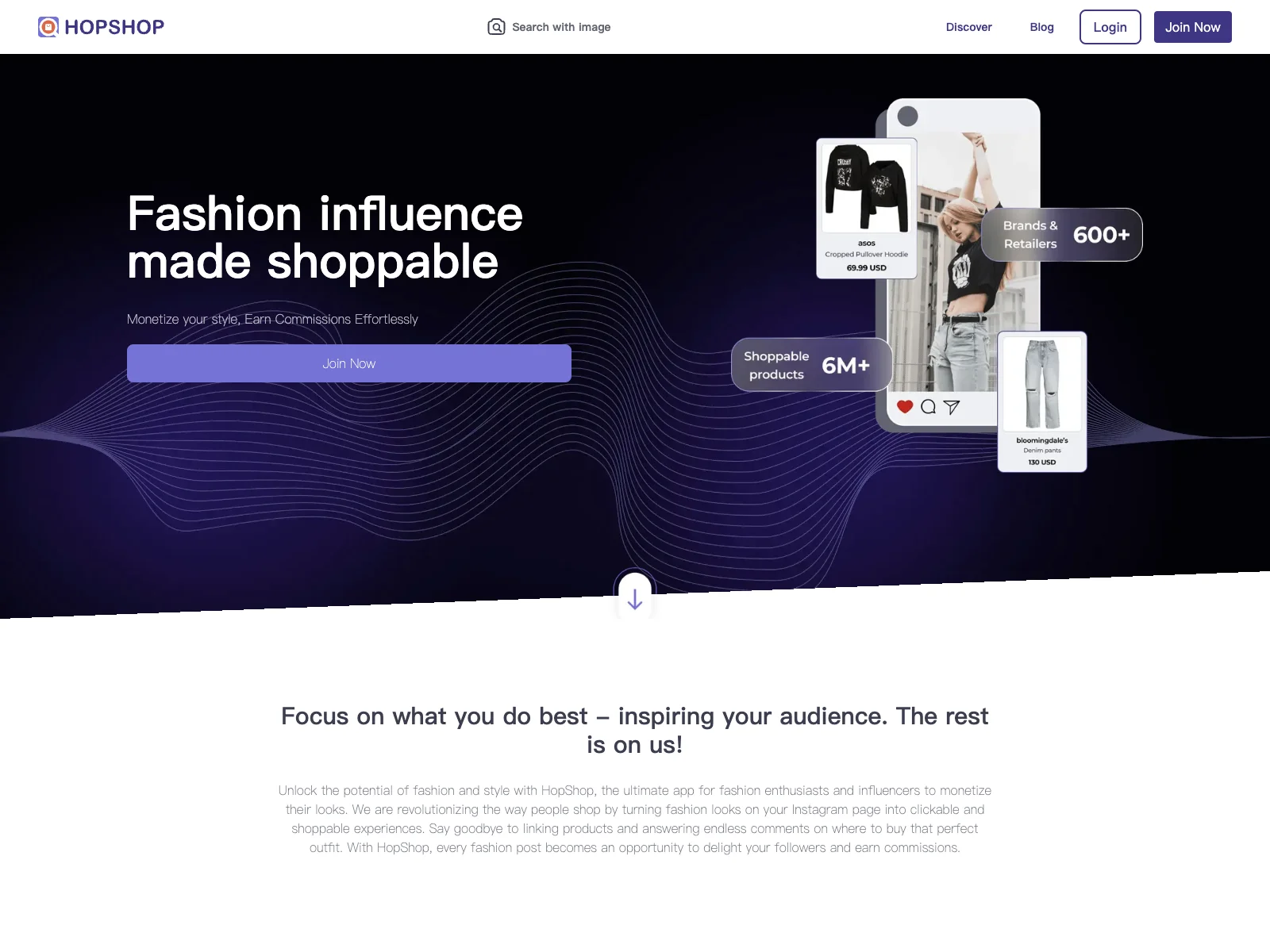 HopShop: Monetize Your Fashion Style with AI