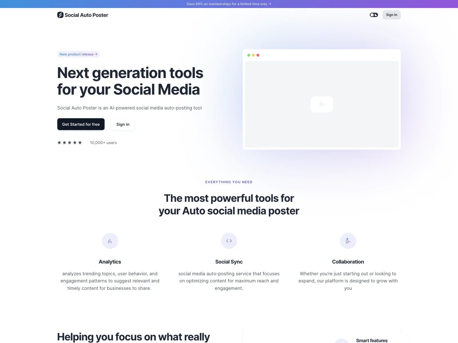 Social Auto Poster - Boost Your Social Media Engagement with AI