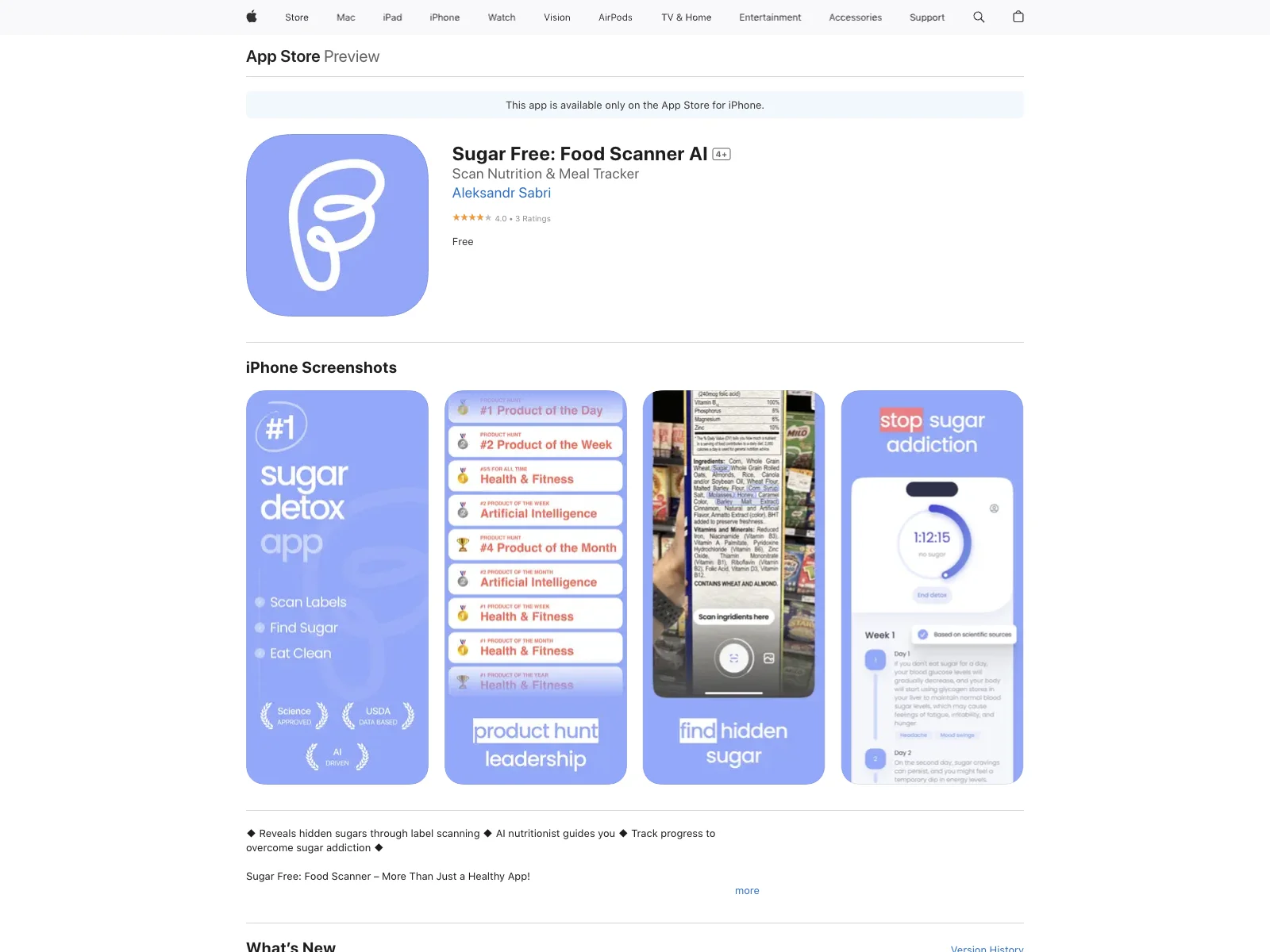 Sugar Free: Revolutionize Your Diet with AI Food Scanner