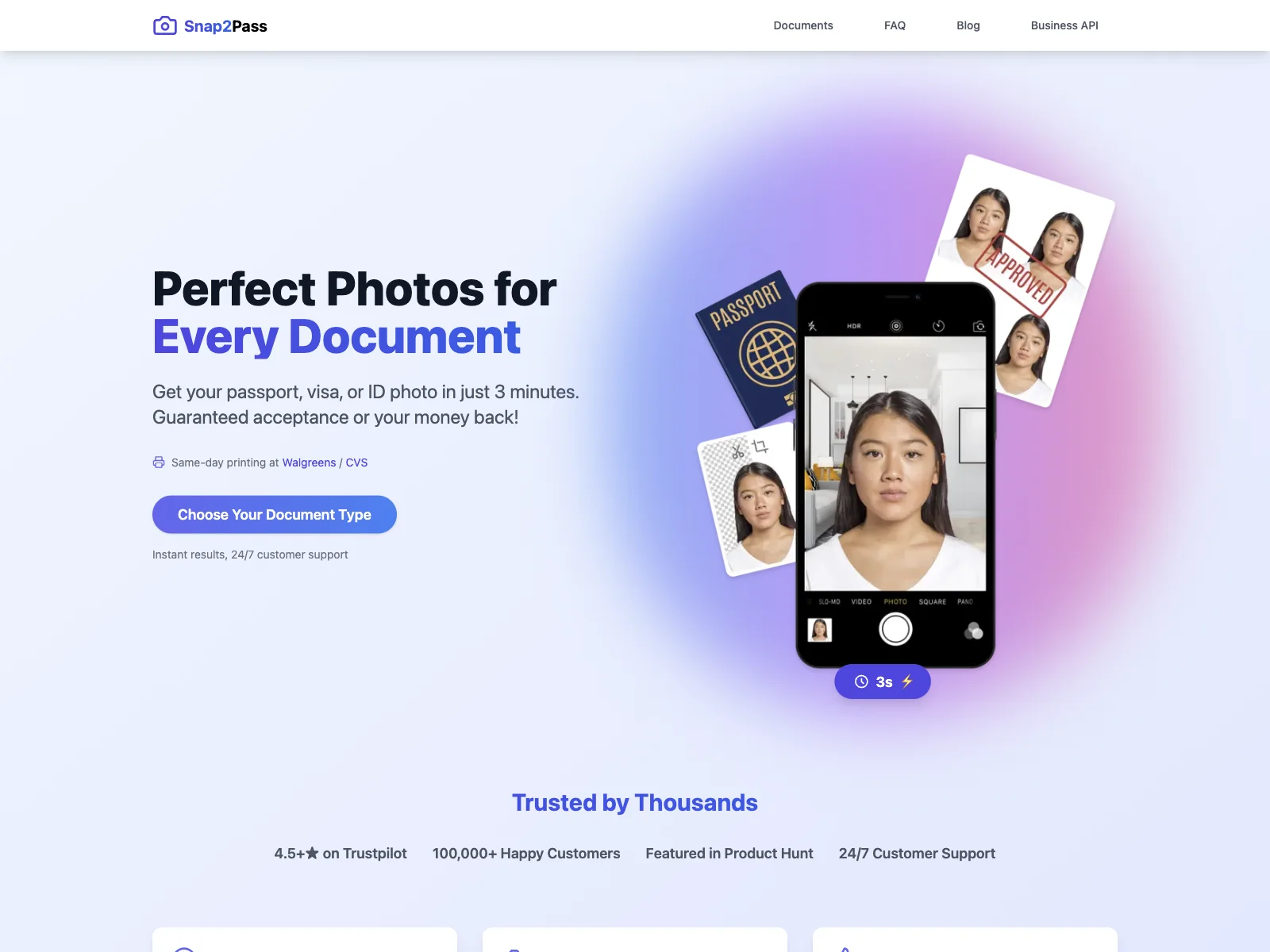 Snap2Pass: Guaranteed Compliance for Visa & Passport Photos