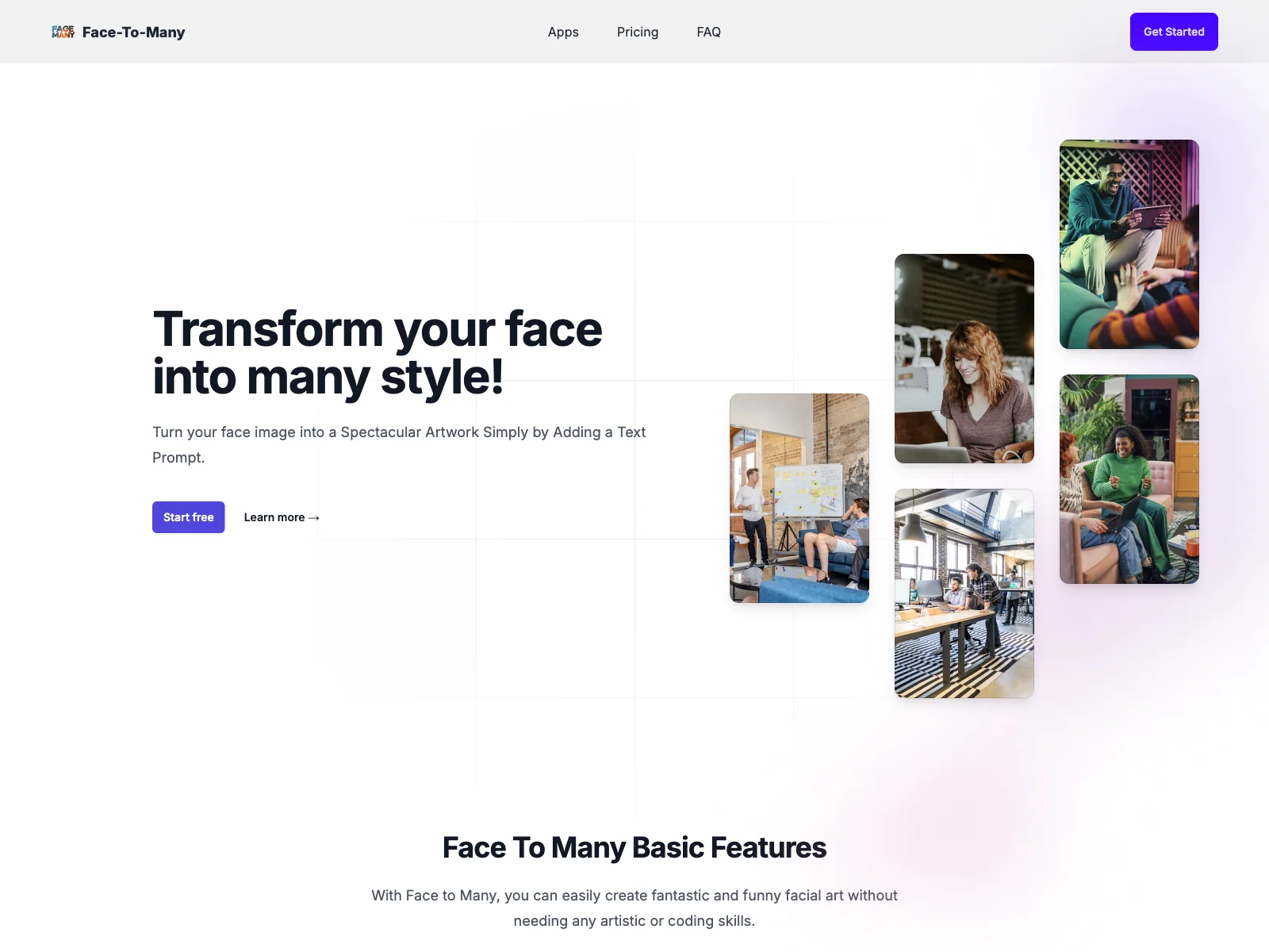 Face to Many: Transform Your Face into Diverse Styles