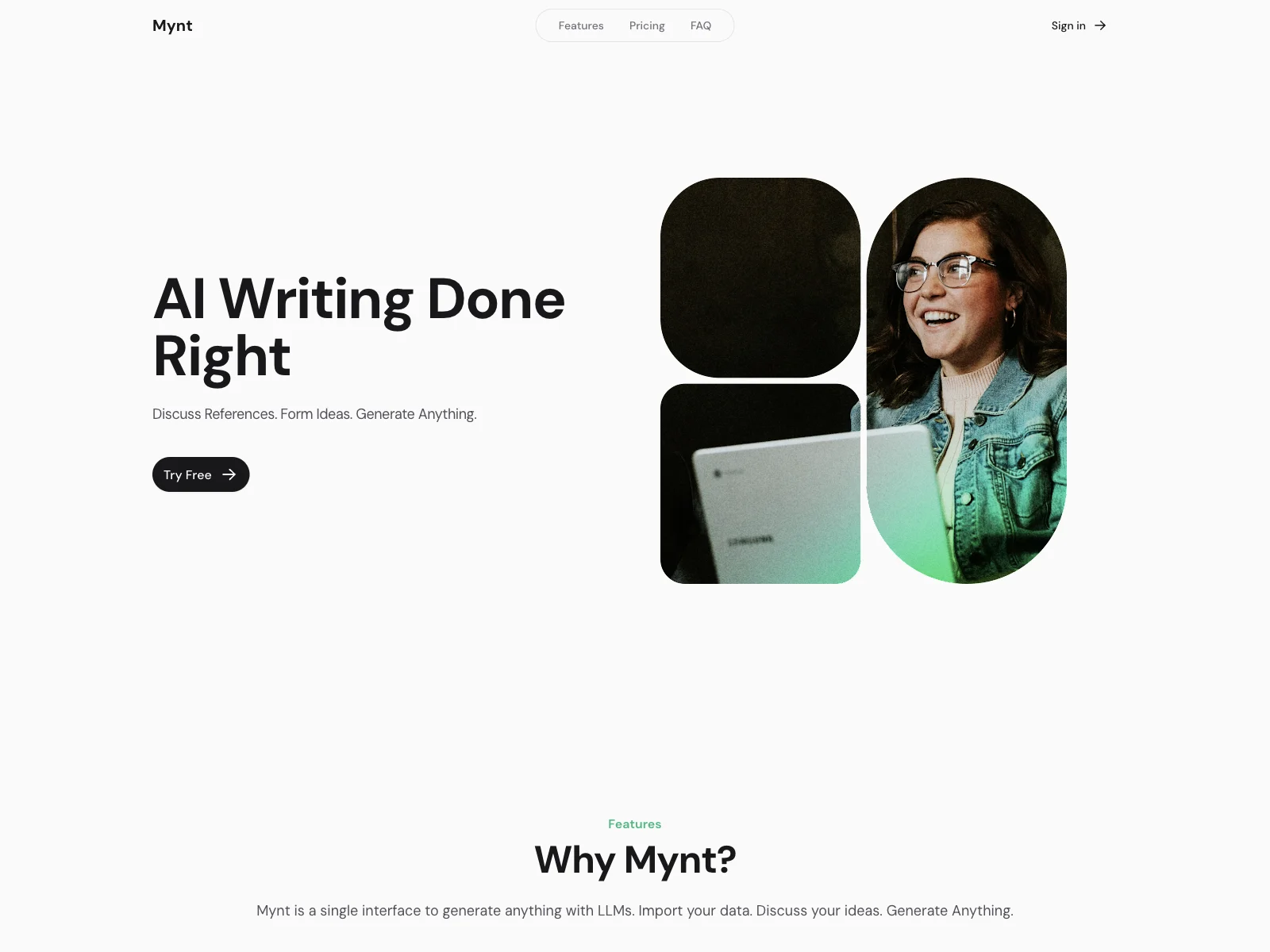 Mynt: Unleashing the Power of AI Content Creation