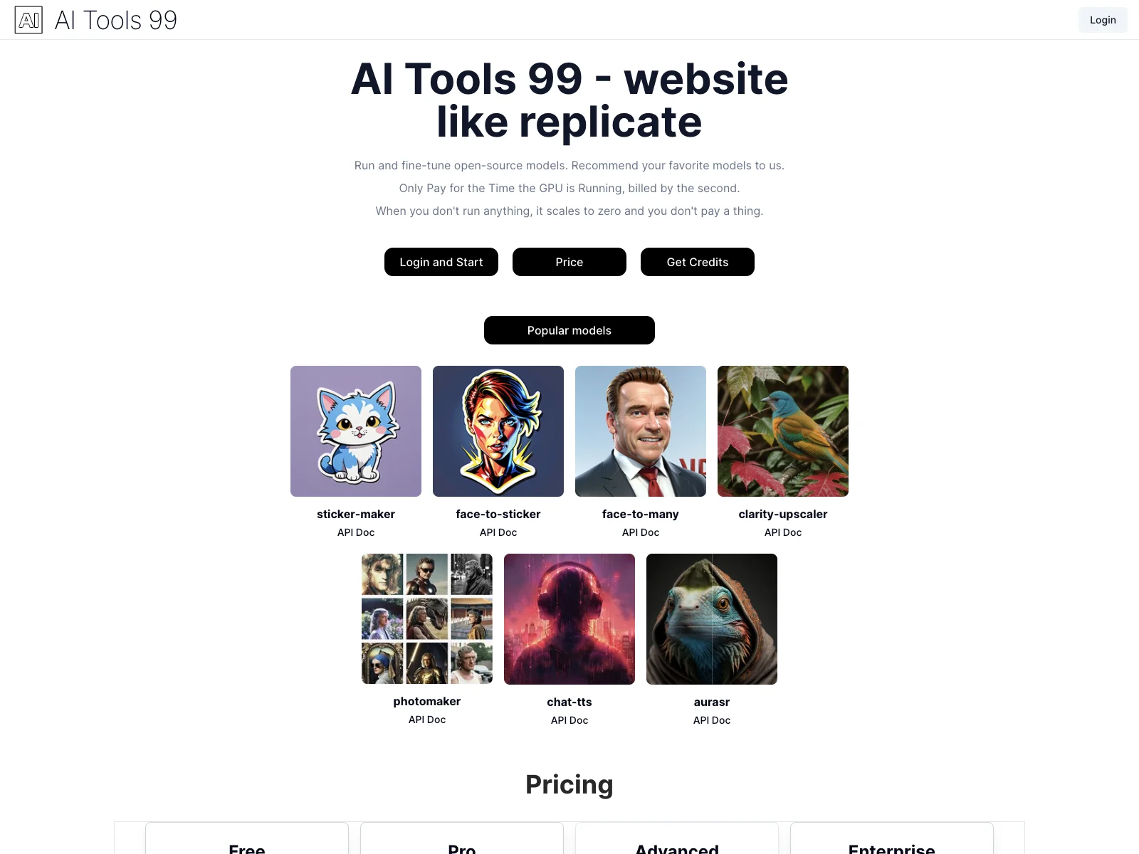 AI Tools 99: Flexible Pricing and Diverse Features