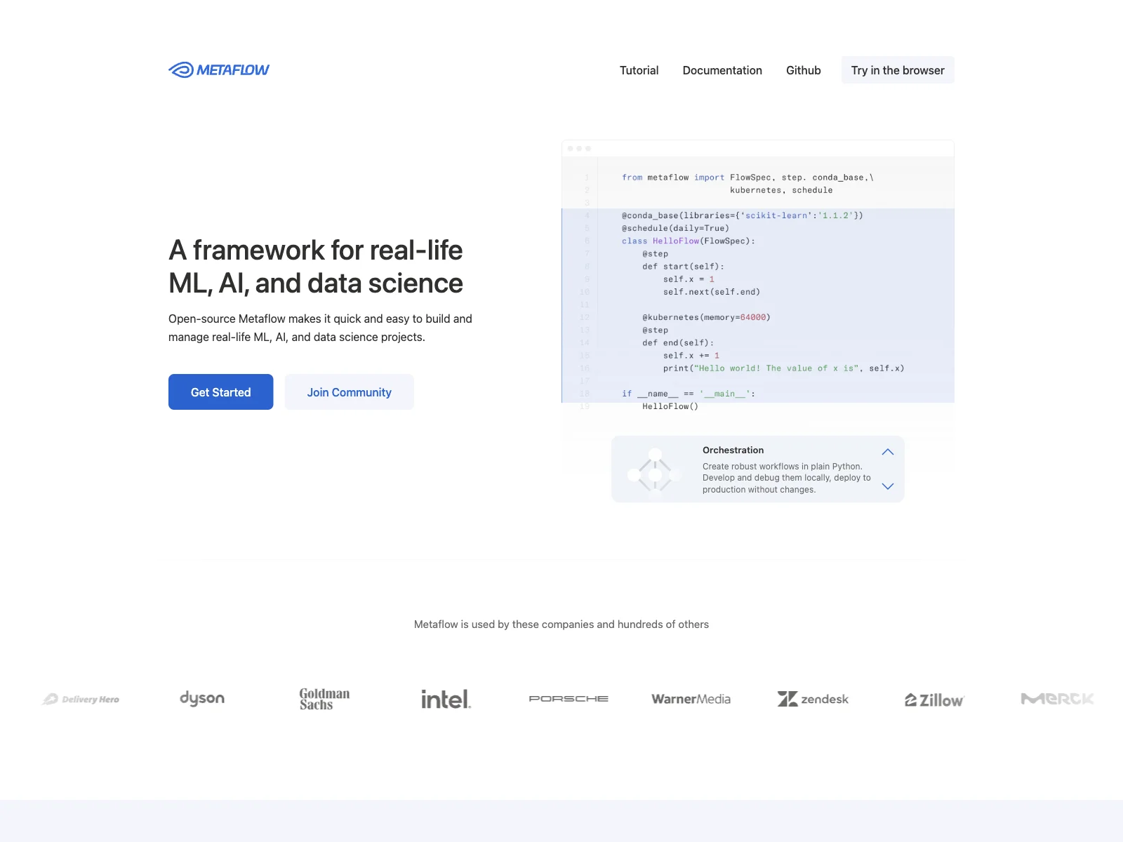 Metaflow: Simplifying ML, AI, and Data Science Projects