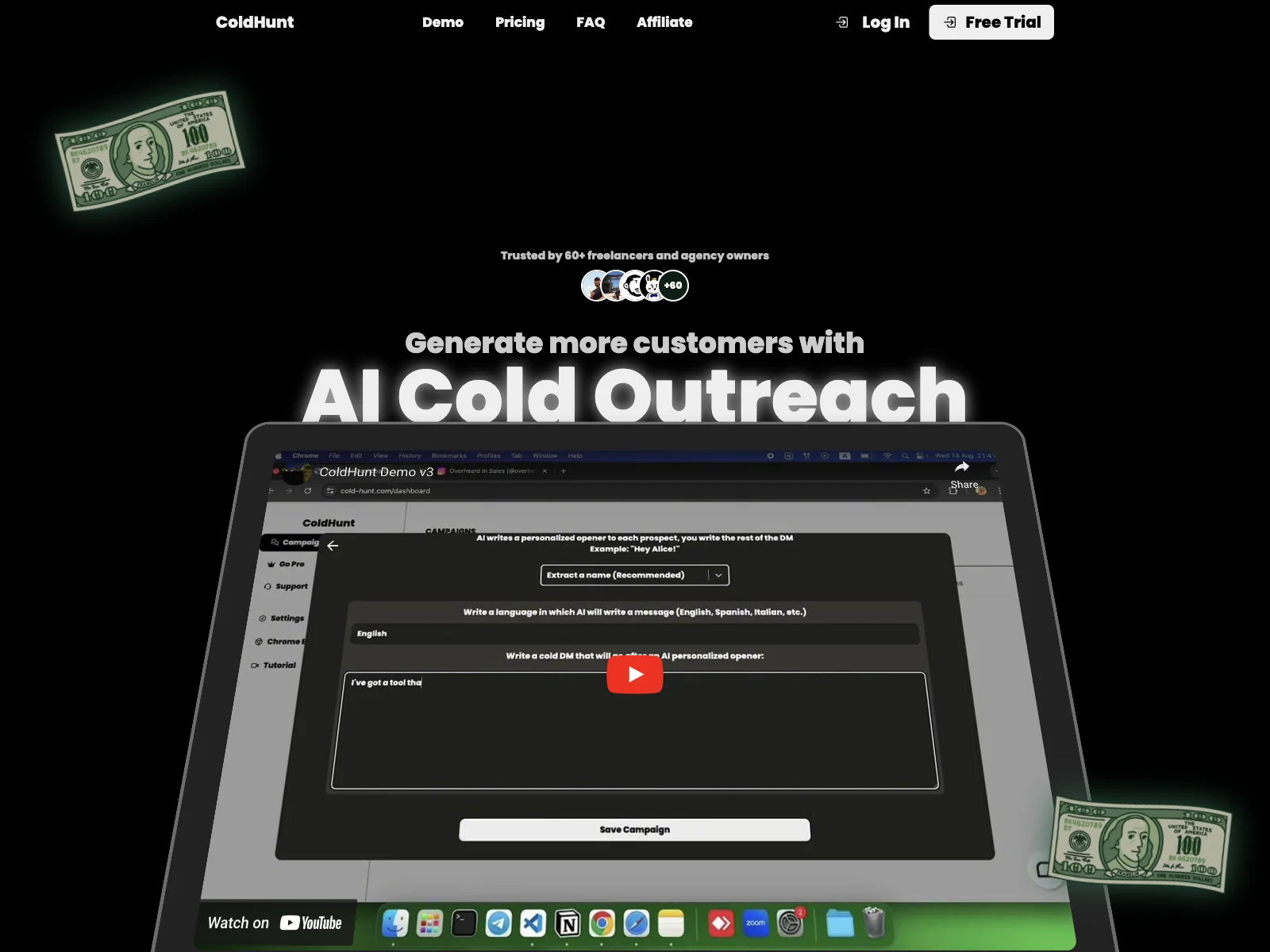 ColdHunt: Boost Customer Generation with AI Cold Outreach