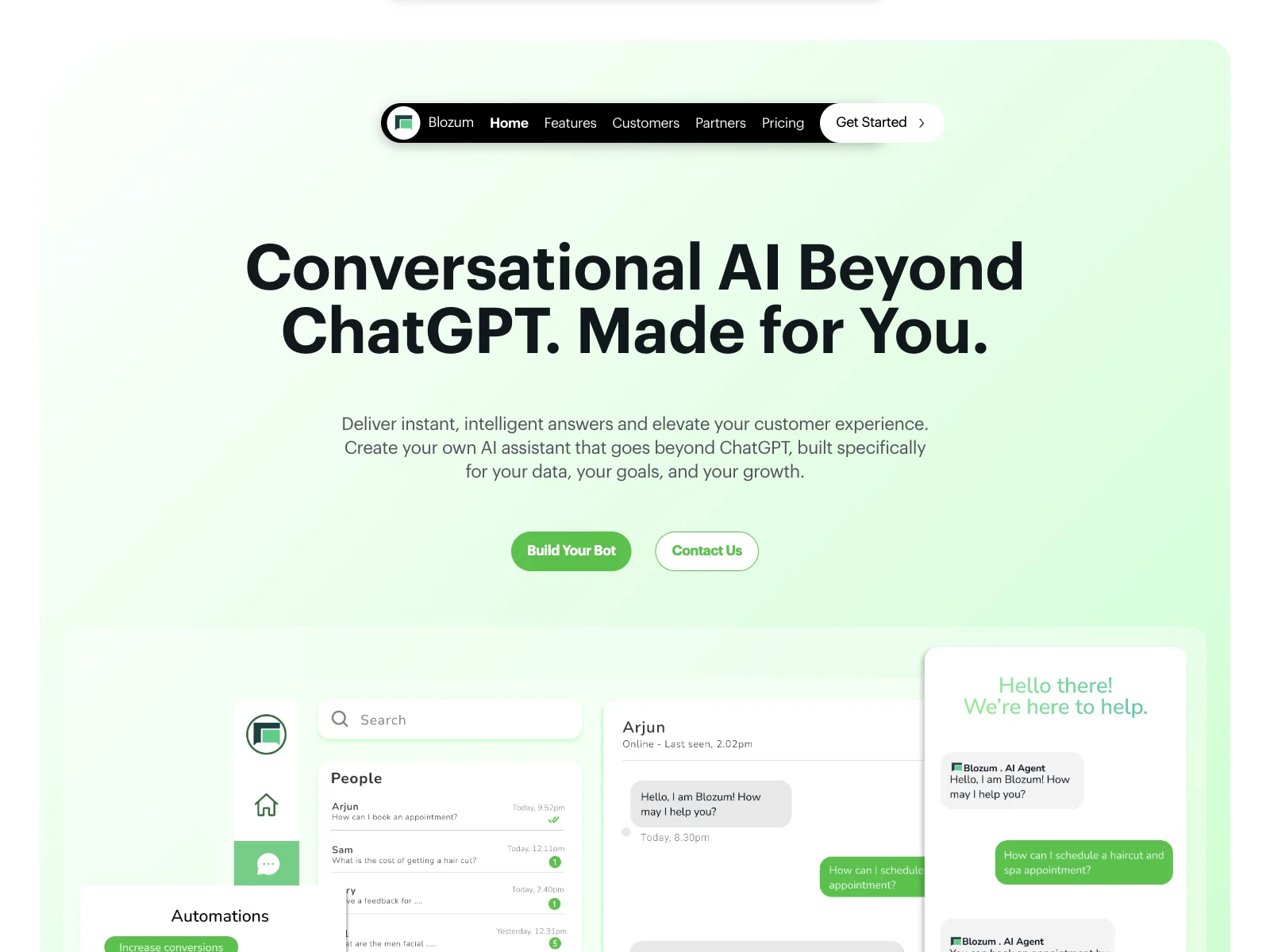 Blozum: Elevate Website Conversions with Advanced AI Chat Assistants