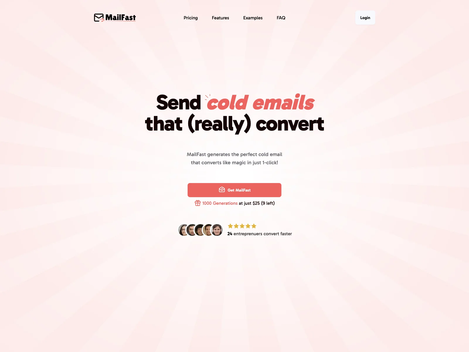 MailFast: Transform Cold Emails into High-Converting Ones