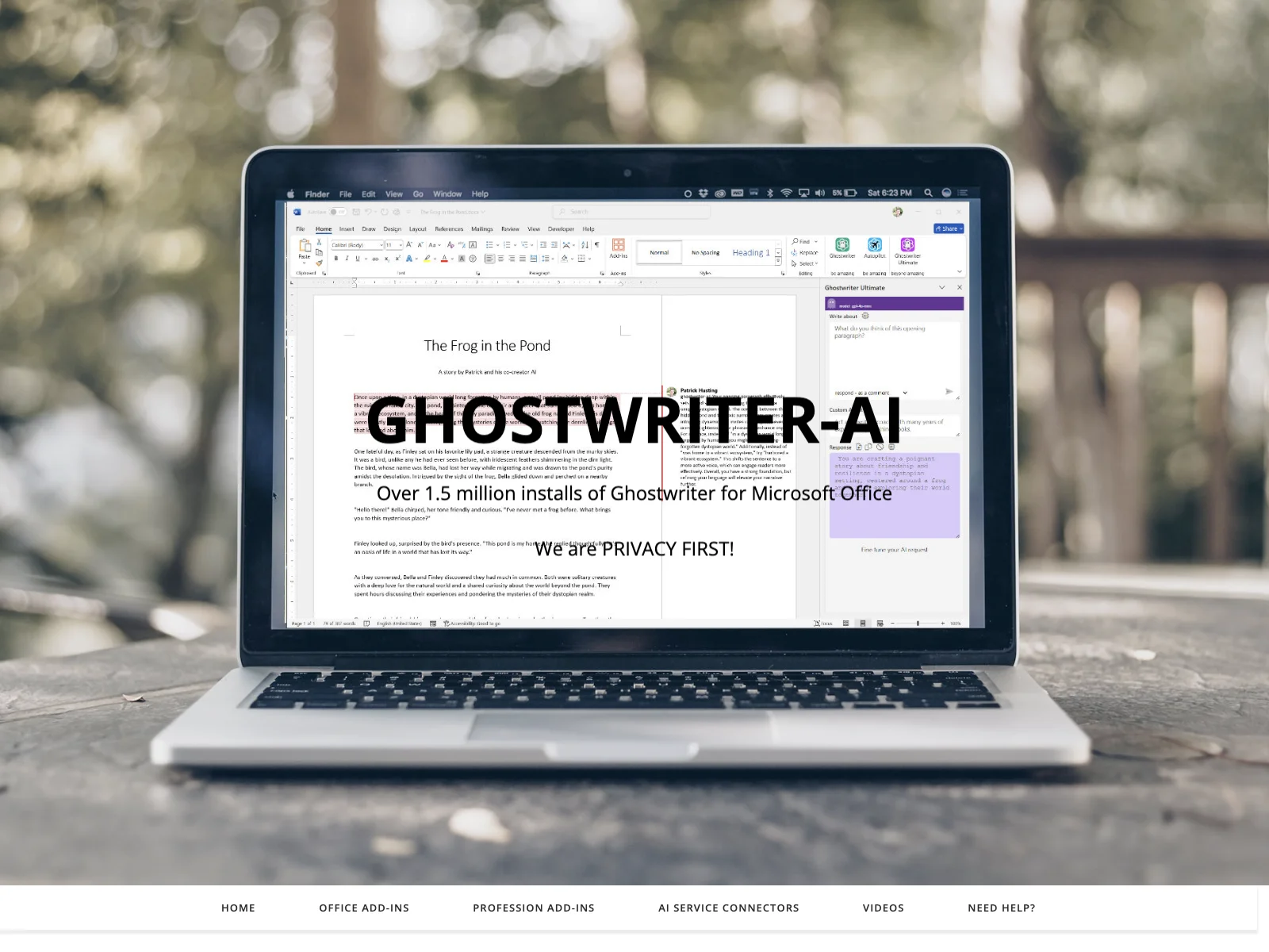 Enhance Your Writing with Ghostwriter-AI for Microsoft Office